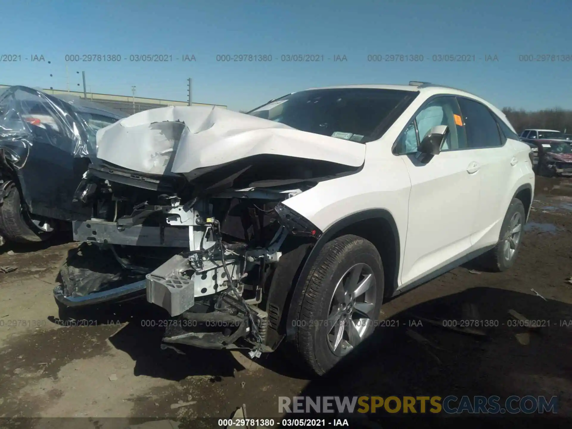 2 Photograph of a damaged car 2T2BZMCA7KC192077 LEXUS RX 2019