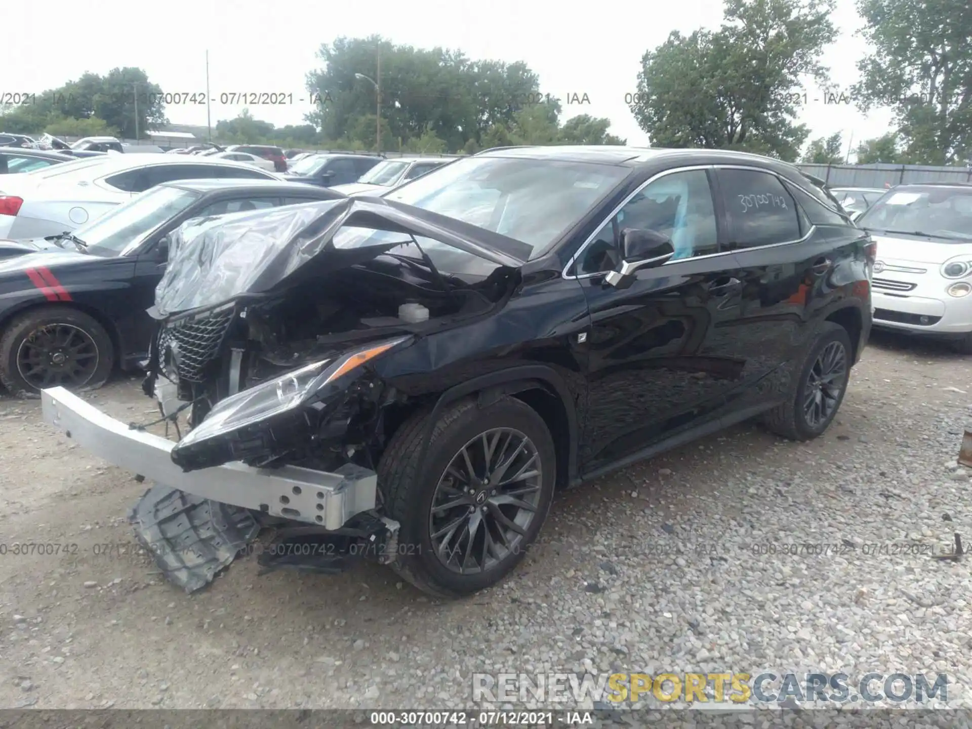 2 Photograph of a damaged car 2T2BZMCA7KC196341 LEXUS RX 2019