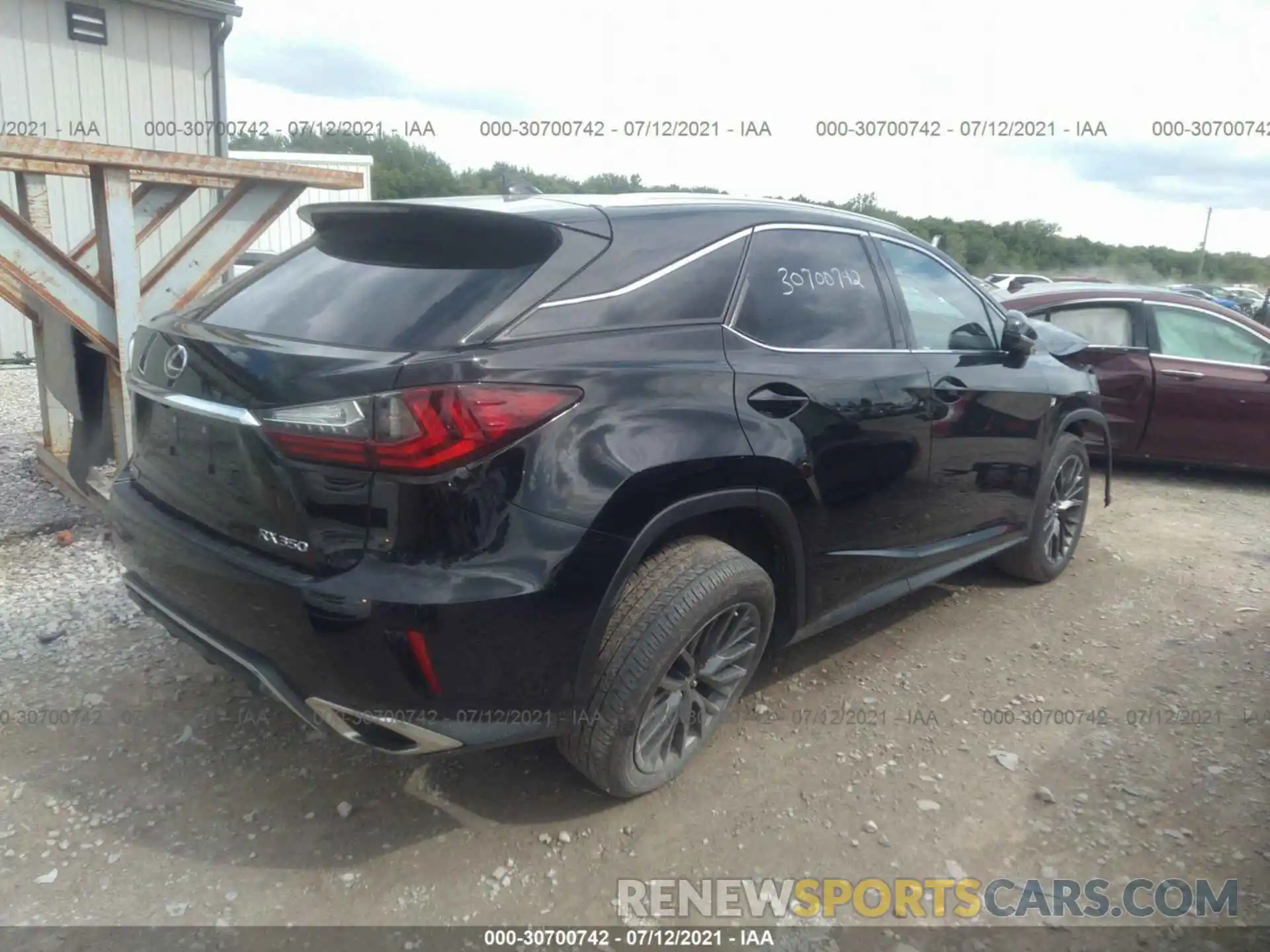 4 Photograph of a damaged car 2T2BZMCA7KC196341 LEXUS RX 2019