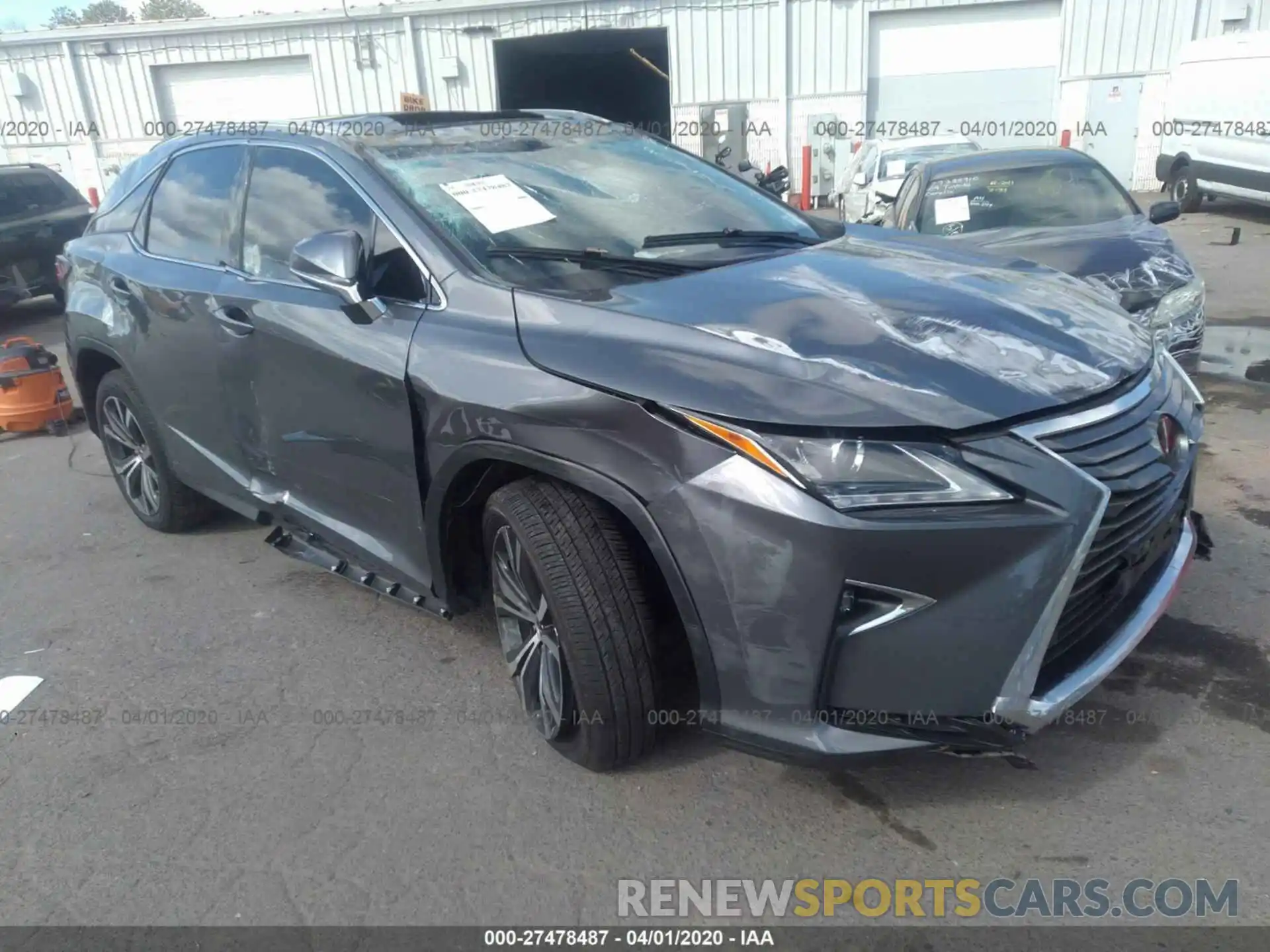 1 Photograph of a damaged car 2T2BZMCA7KC201912 LEXUS RX 2019