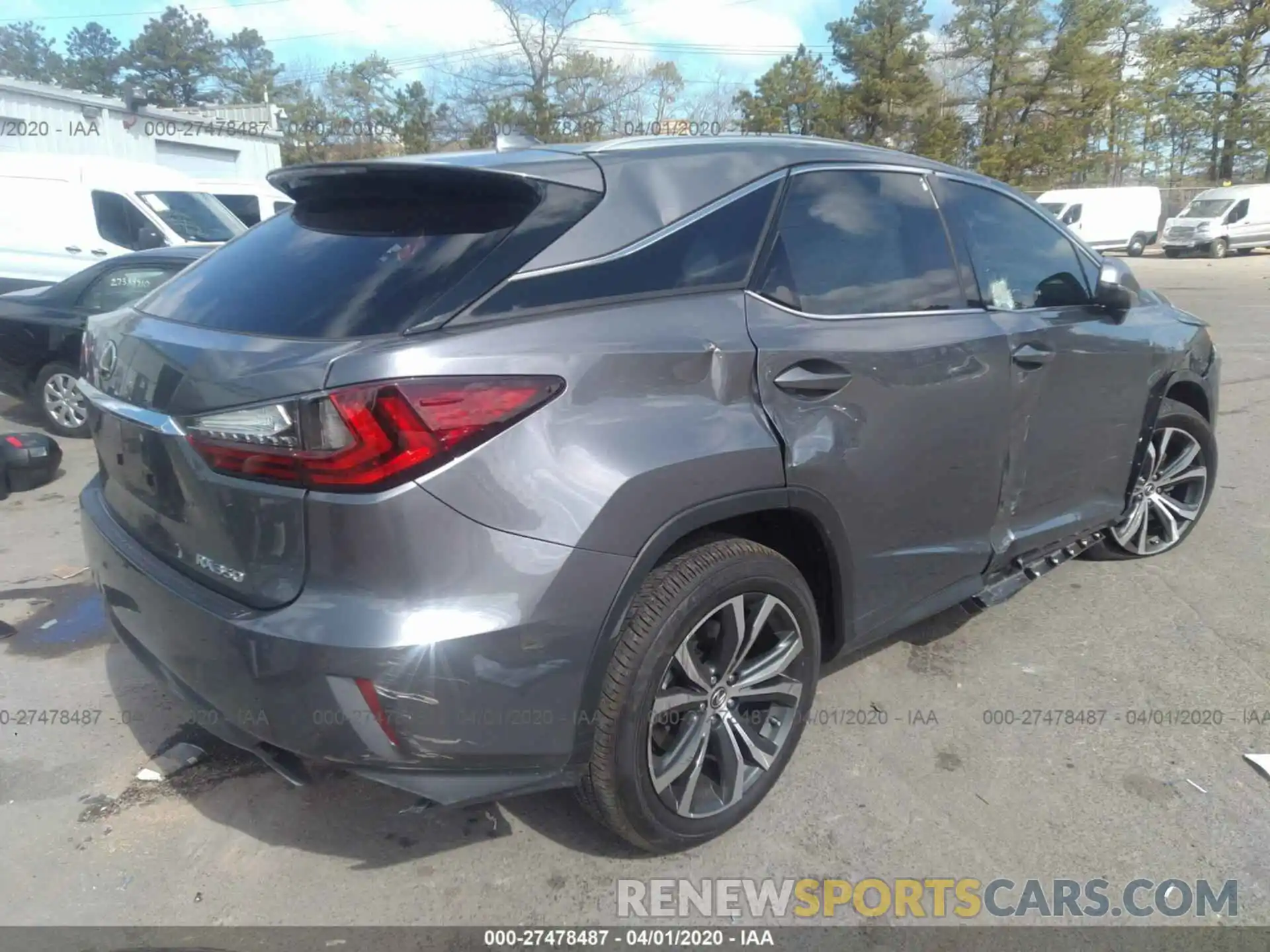 4 Photograph of a damaged car 2T2BZMCA7KC201912 LEXUS RX 2019