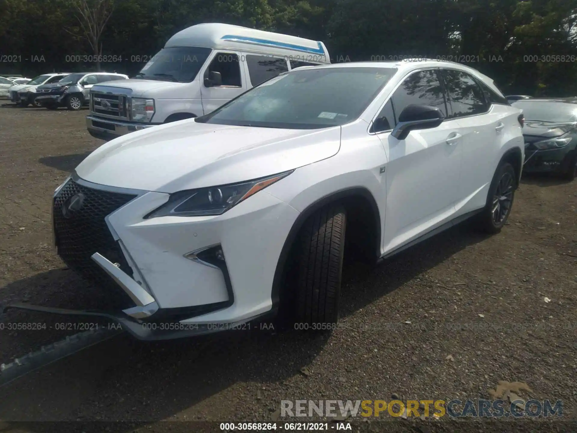 2 Photograph of a damaged car 2T2BZMCA7KC202025 LEXUS RX 2019