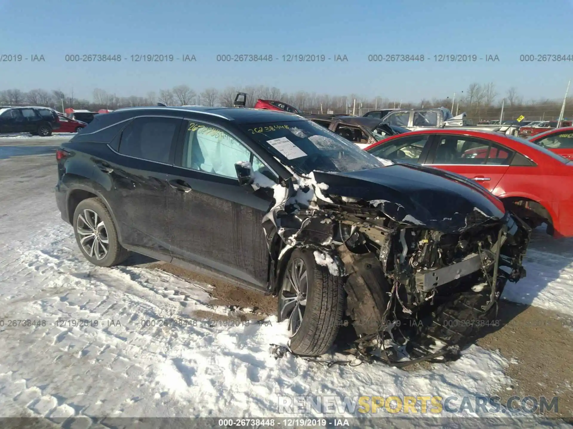 1 Photograph of a damaged car 2T2BZMCA8KC171223 LEXUS RX 2019