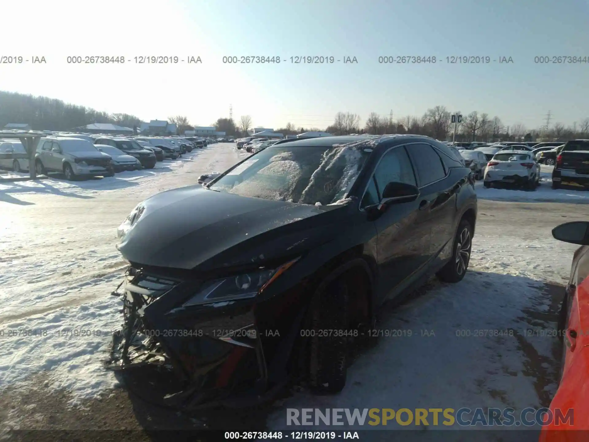 2 Photograph of a damaged car 2T2BZMCA8KC171223 LEXUS RX 2019