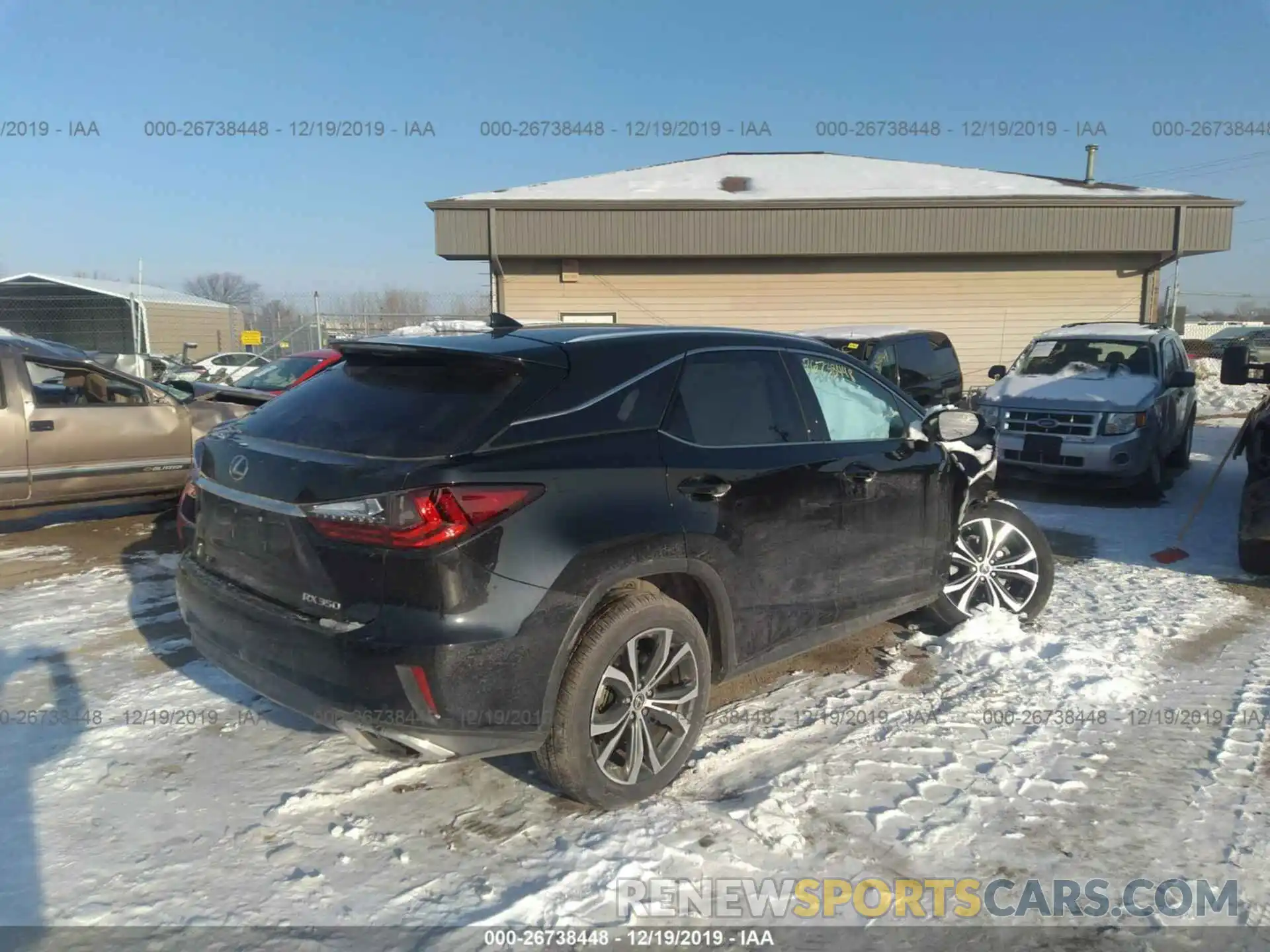 4 Фотография поврежденного автомобиля 2T2BZMCA8KC171223 LEXUS RX 2019