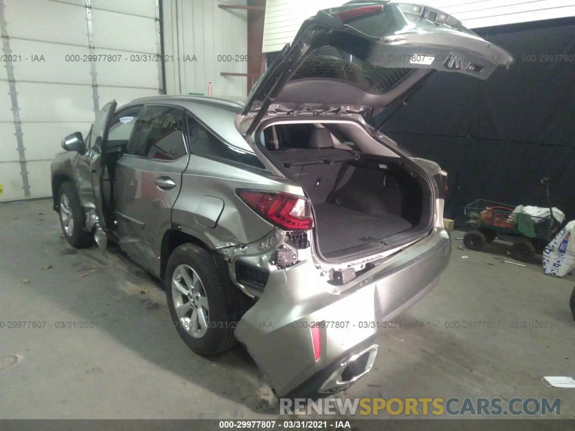 3 Photograph of a damaged car 2T2BZMCA8KC173635 LEXUS RX 2019