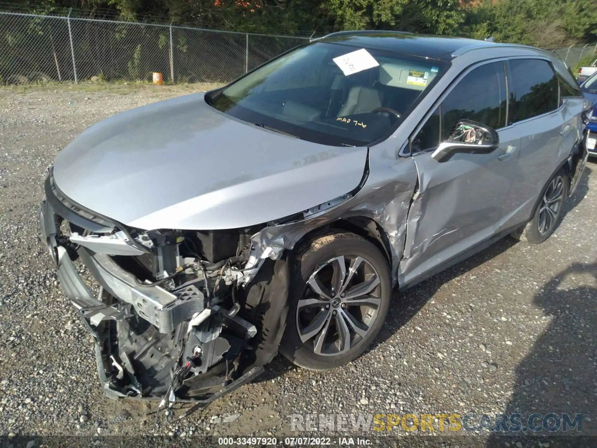 6 Photograph of a damaged car 2T2BZMCA8KC176289 LEXUS RX 2019