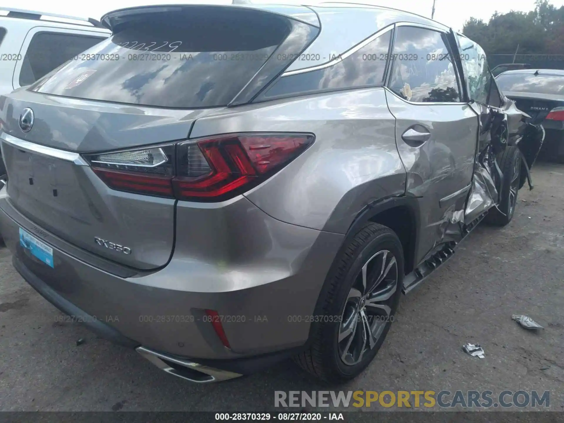 4 Фотография поврежденного автомобиля 2T2BZMCA8KC183131 LEXUS RX 2019