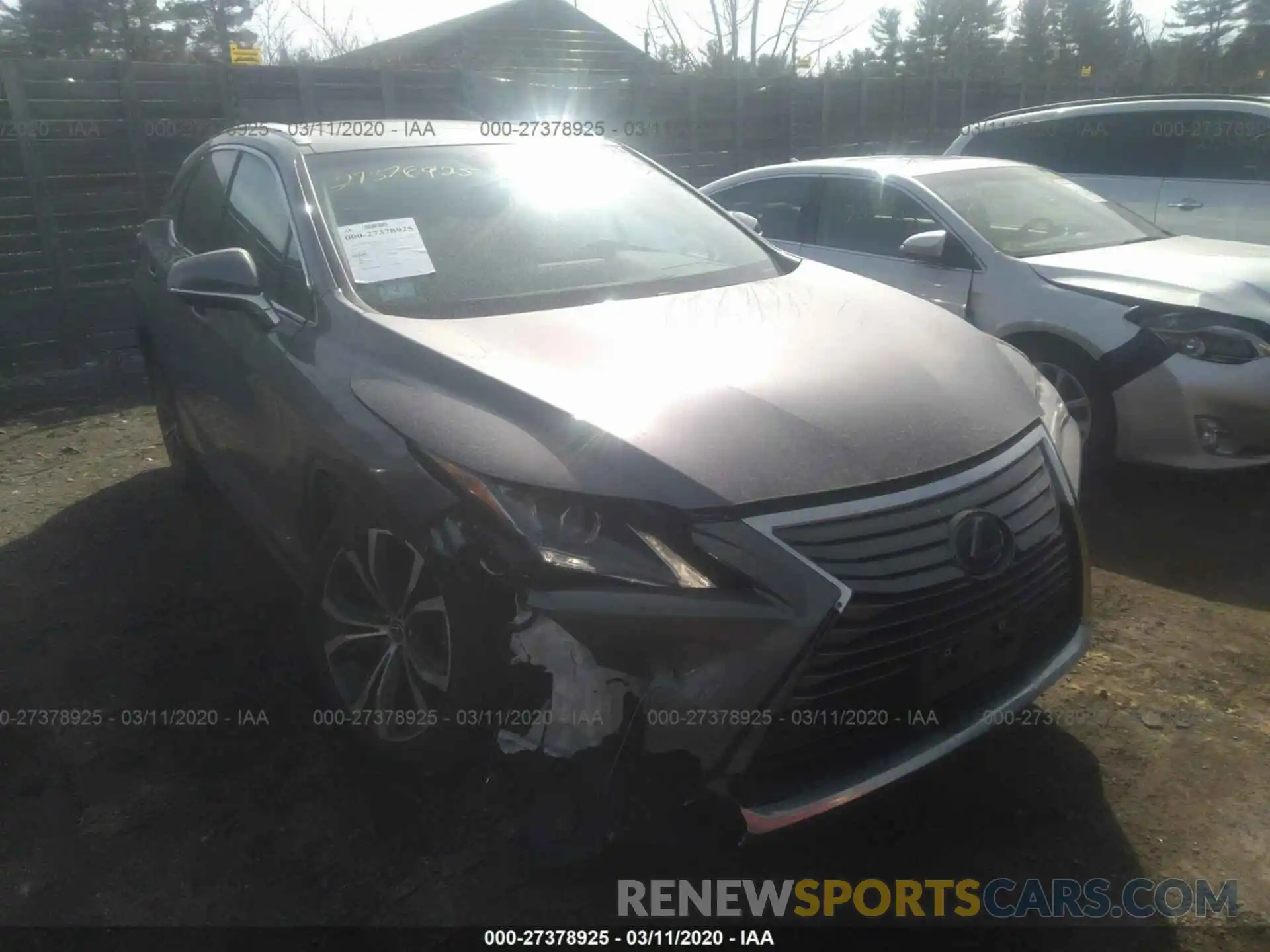 1 Photograph of a damaged car 2T2BZMCA8KC184781 LEXUS RX 2019