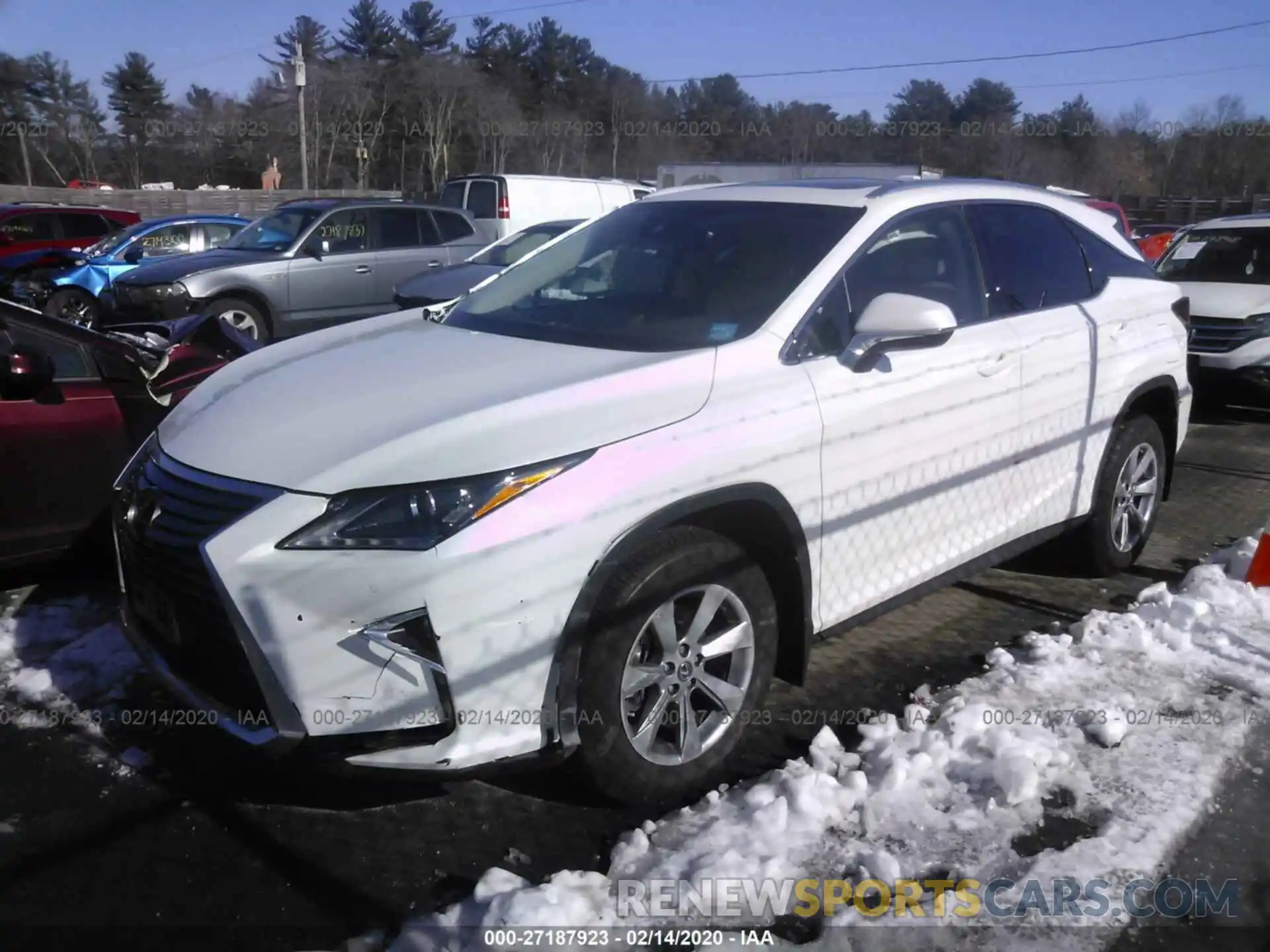 2 Photograph of a damaged car 2T2BZMCA8KC185784 LEXUS RX 2019