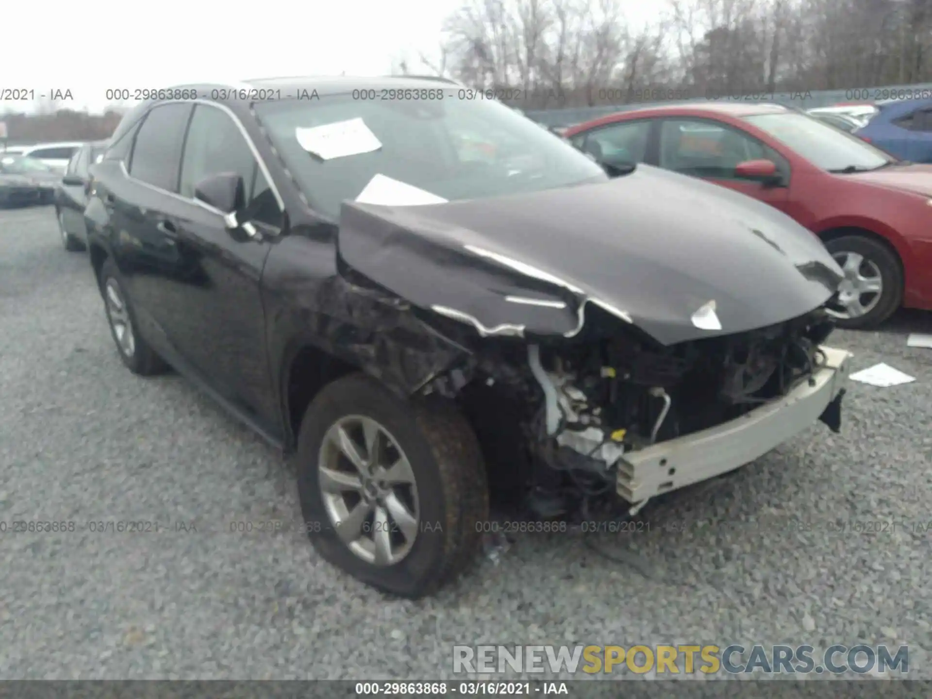 1 Photograph of a damaged car 2T2BZMCA8KC188104 LEXUS RX 2019