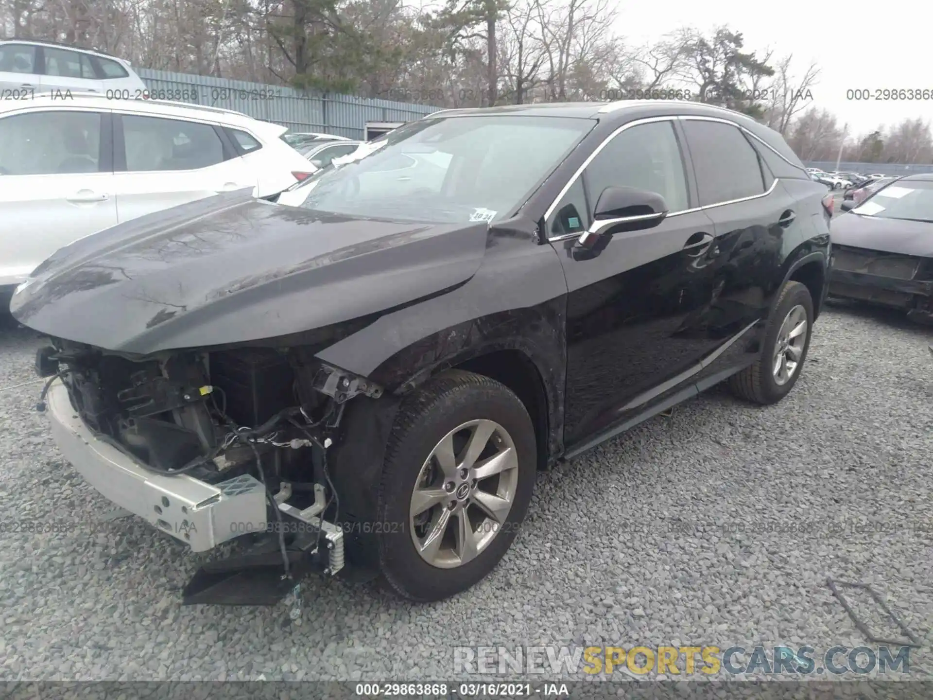 2 Photograph of a damaged car 2T2BZMCA8KC188104 LEXUS RX 2019