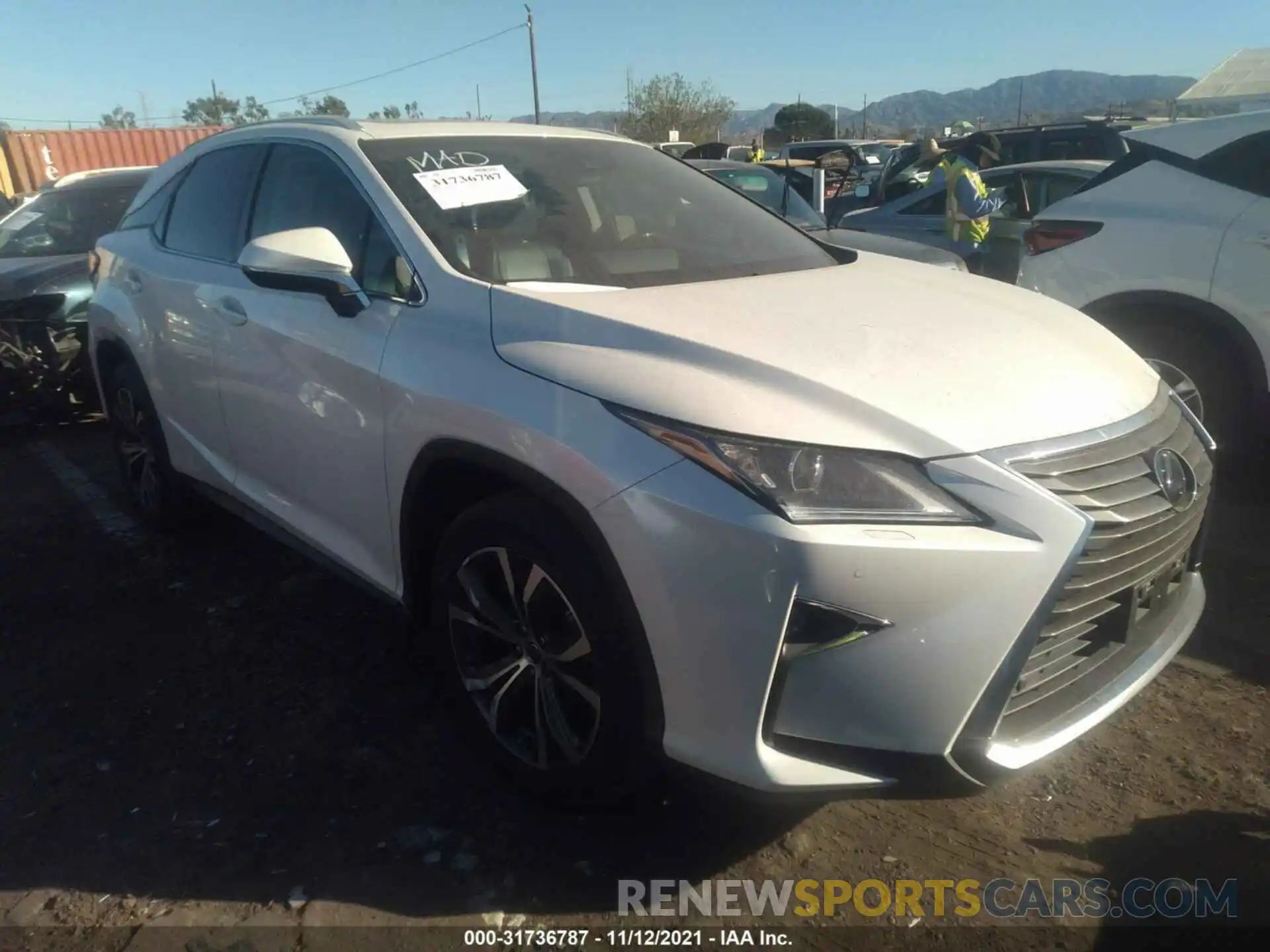 1 Photograph of a damaged car 2T2BZMCA8KC192329 LEXUS RX 2019