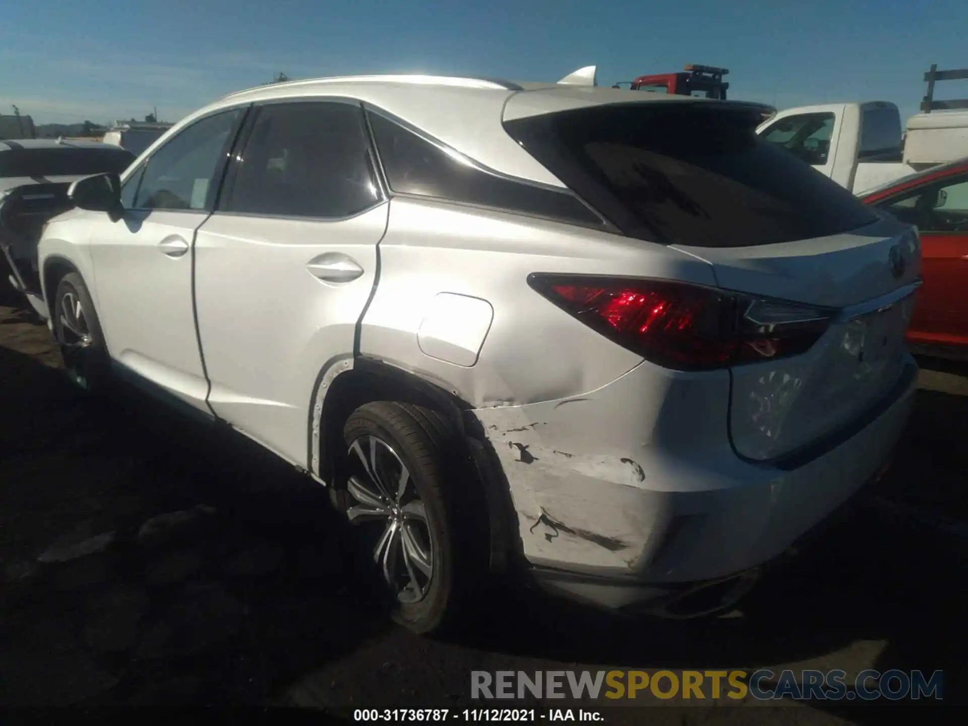 3 Photograph of a damaged car 2T2BZMCA8KC192329 LEXUS RX 2019