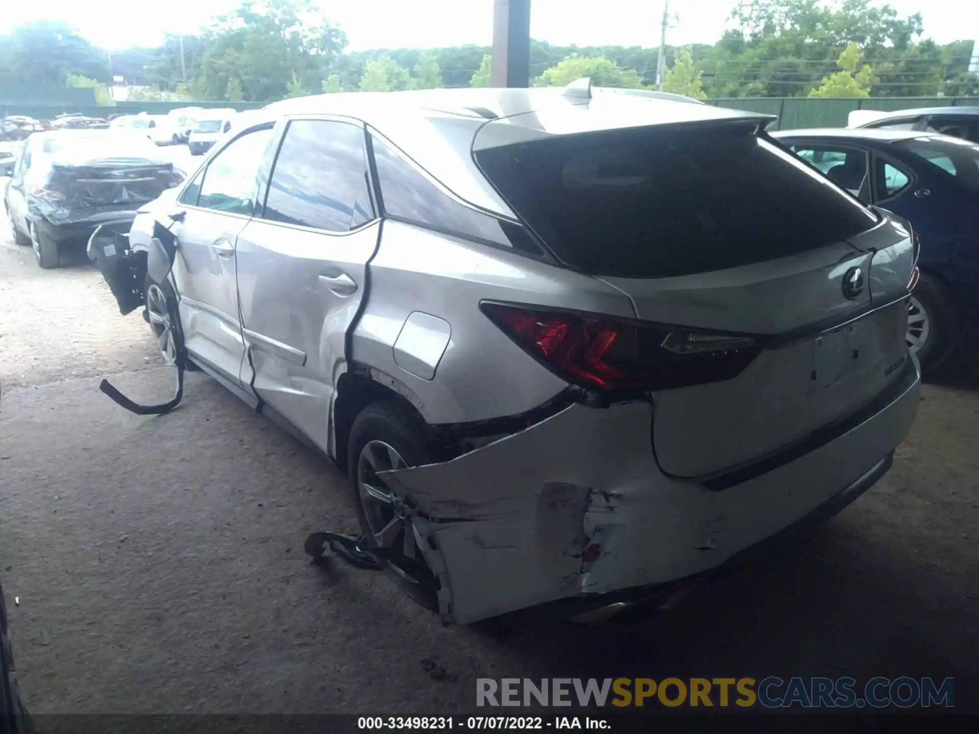 3 Photograph of a damaged car 2T2BZMCA8KC195361 LEXUS RX 2019