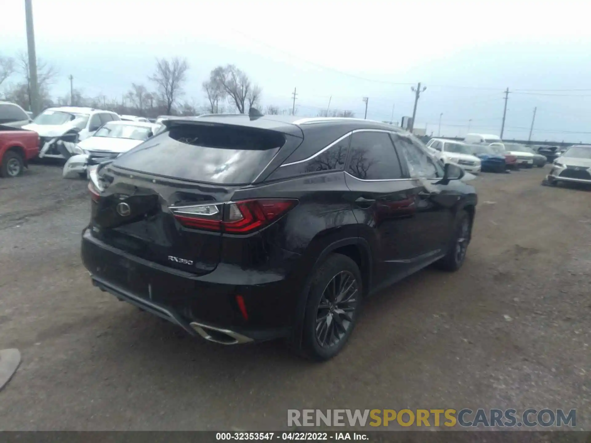 4 Photograph of a damaged car 2T2BZMCA8KC195764 LEXUS RX 2019