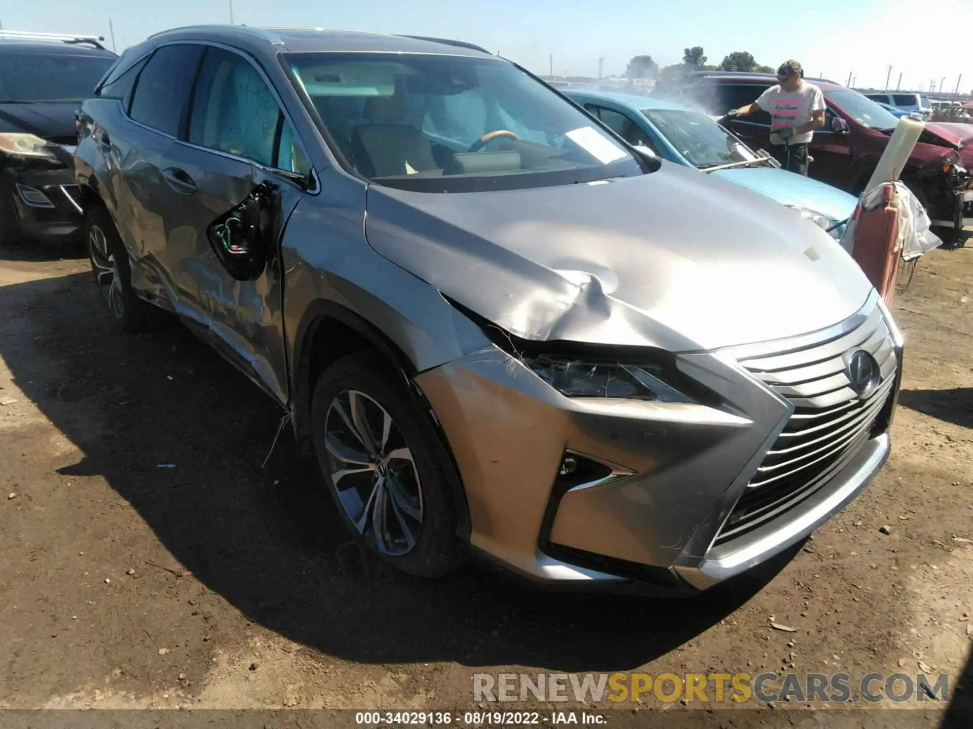 1 Photograph of a damaged car 2T2BZMCA8KC197496 LEXUS RX 2019