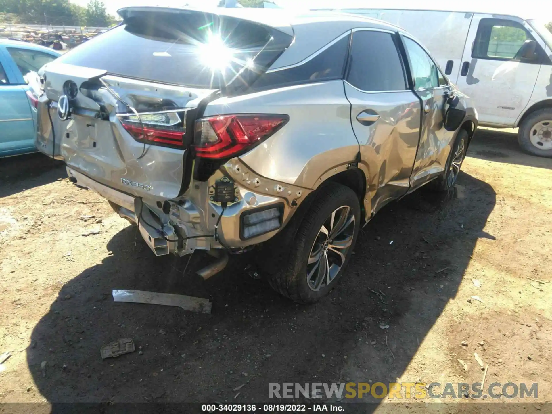 4 Photograph of a damaged car 2T2BZMCA8KC197496 LEXUS RX 2019