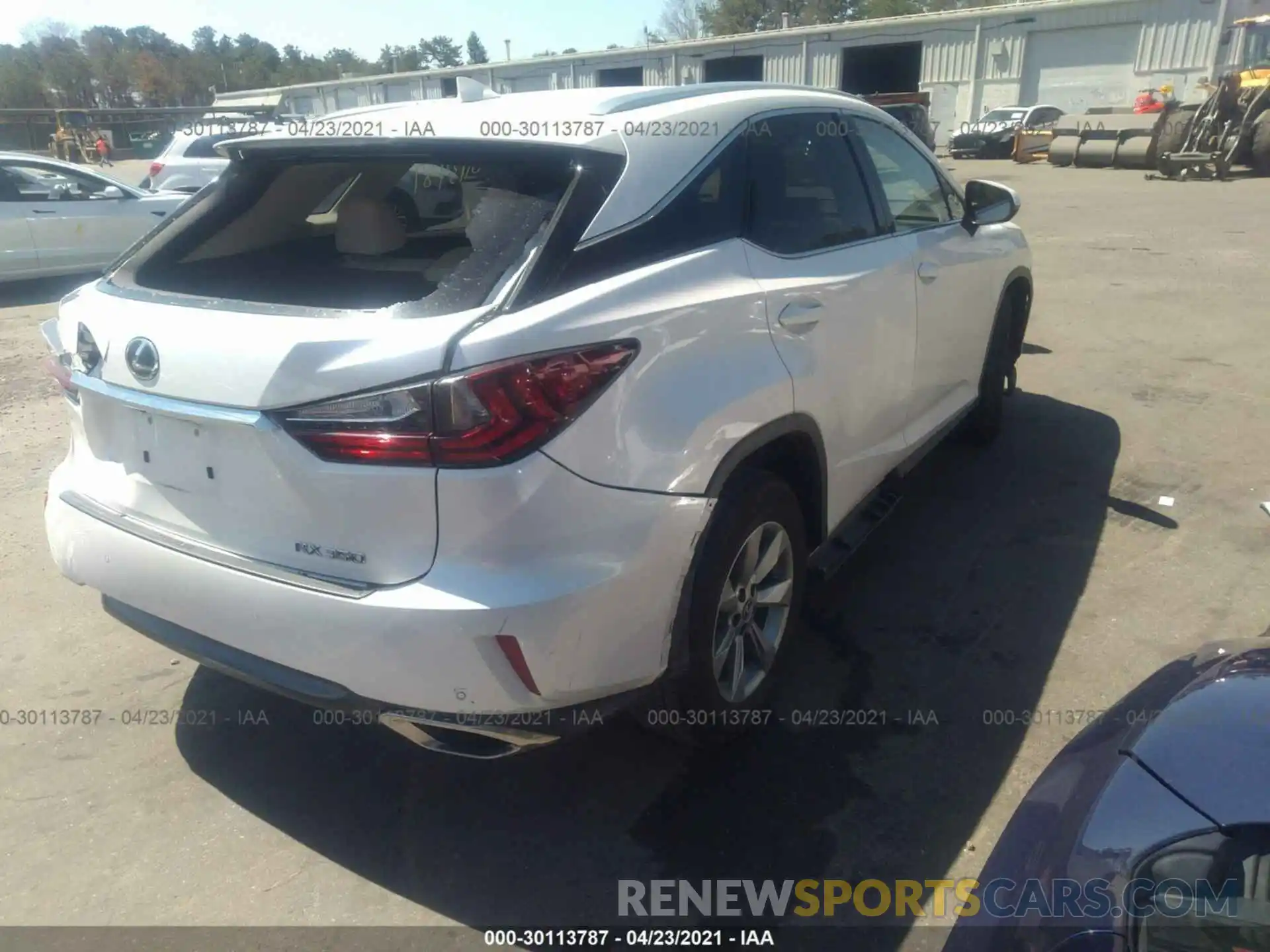 4 Photograph of a damaged car 2T2BZMCA8KC205144 LEXUS RX 2019