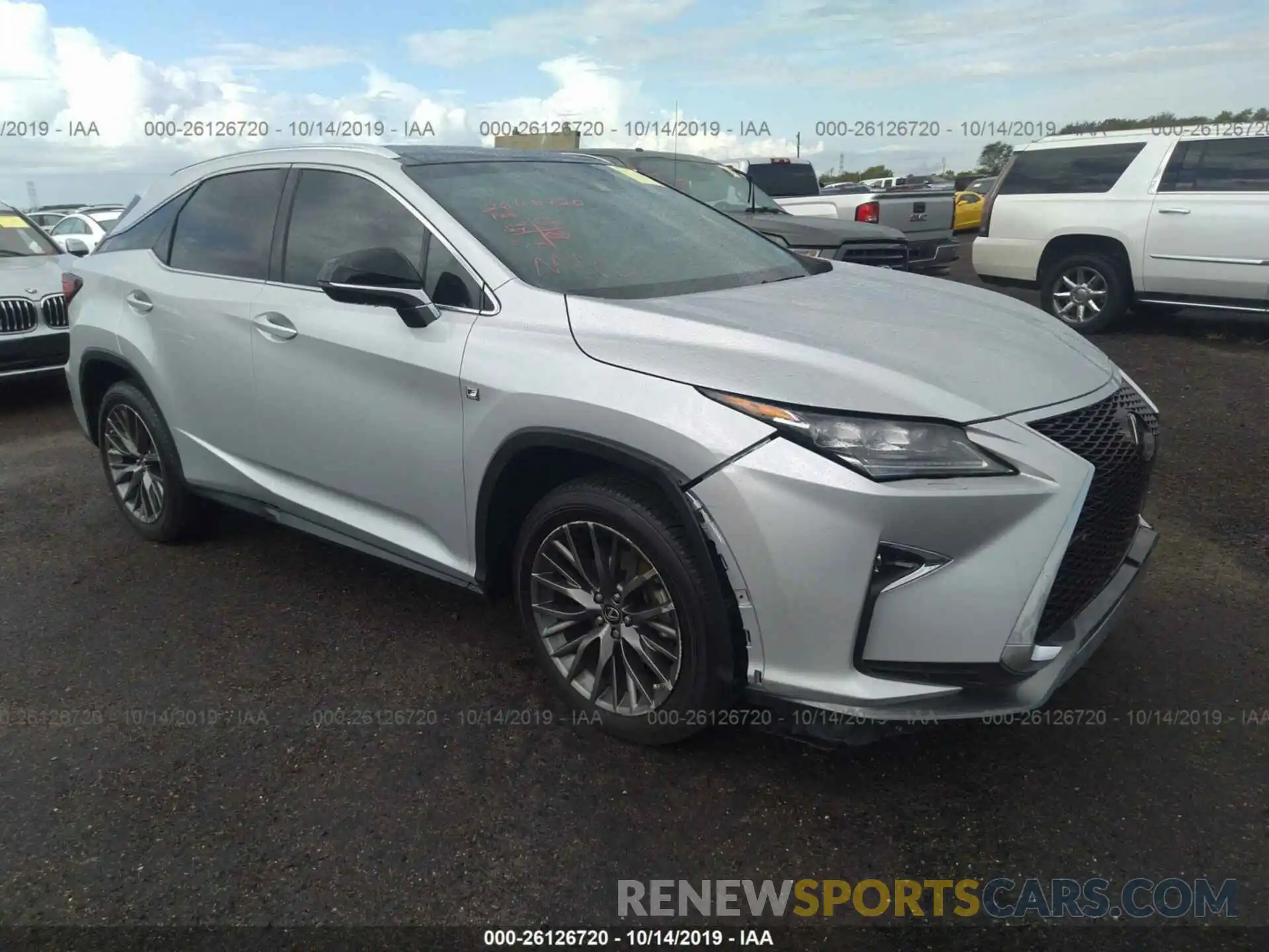 1 Фотография поврежденного автомобиля 2T2BZMCA9KC167861 LEXUS RX 2019