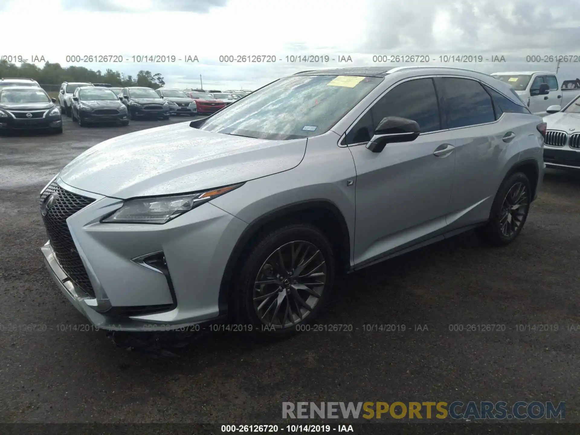 2 Photograph of a damaged car 2T2BZMCA9KC167861 LEXUS RX 2019