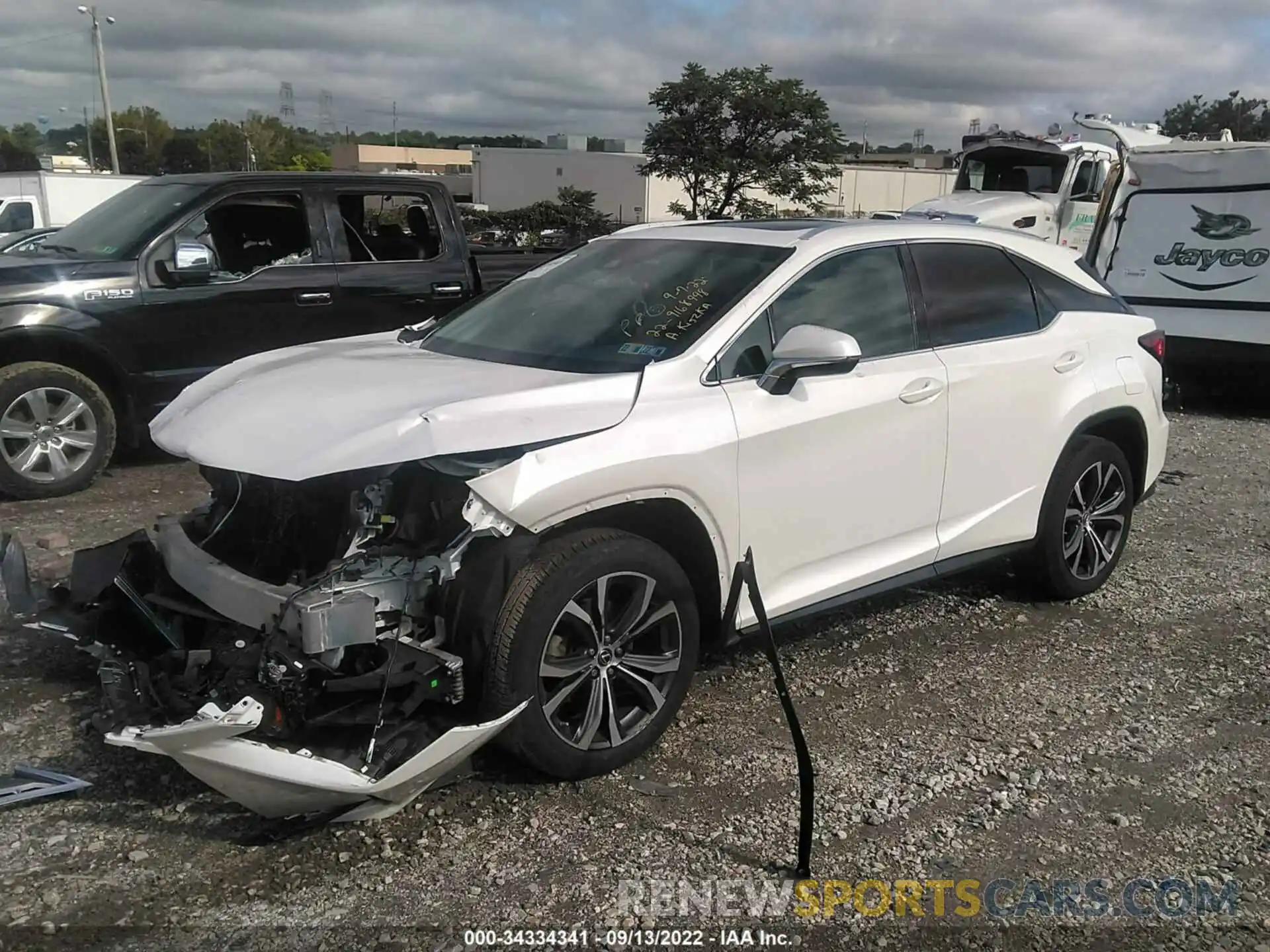 2 Photograph of a damaged car 2T2BZMCA9KC168296 LEXUS RX 2019