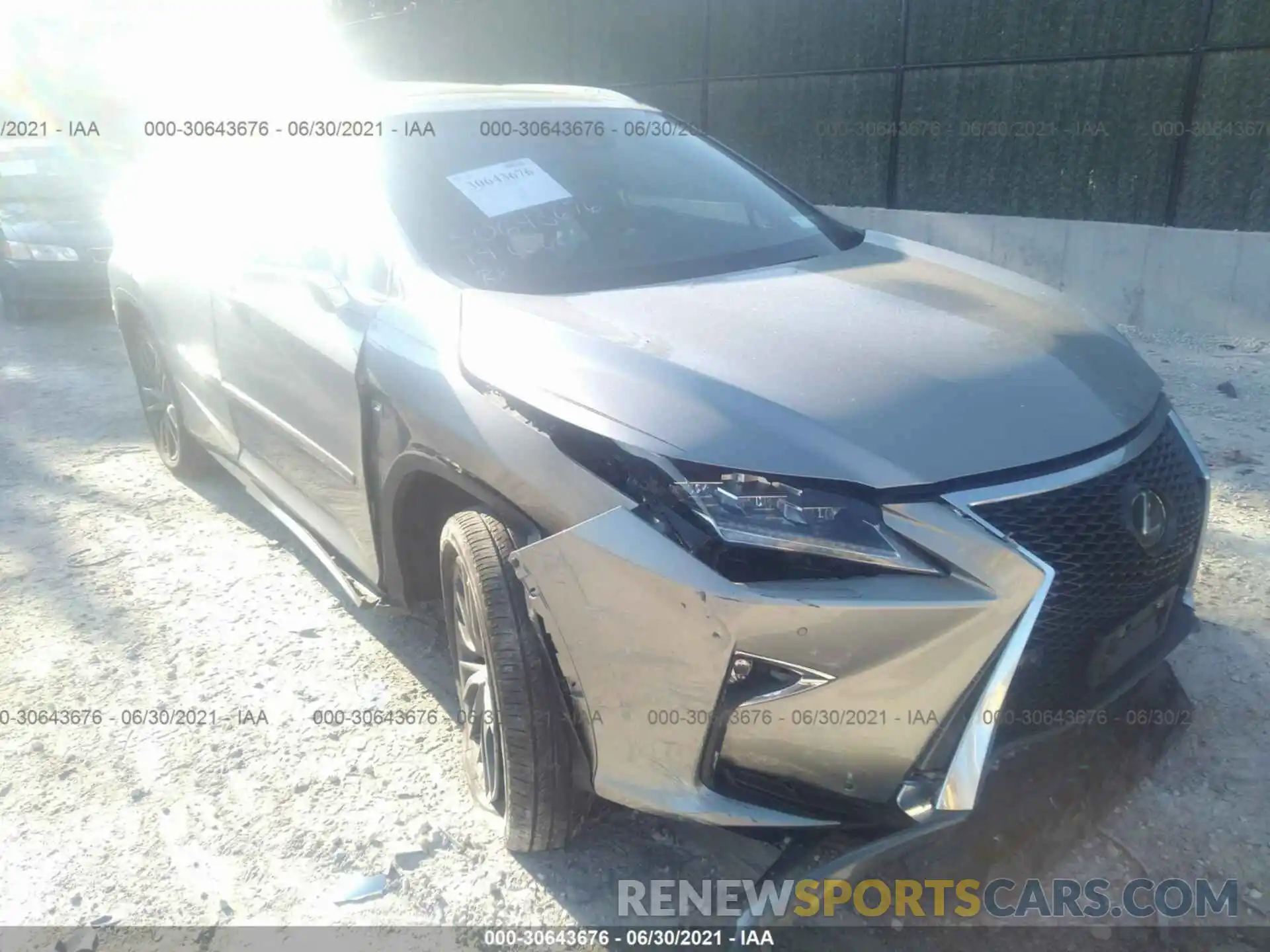 6 Photograph of a damaged car 2T2BZMCA9KC180836 LEXUS RX 2019