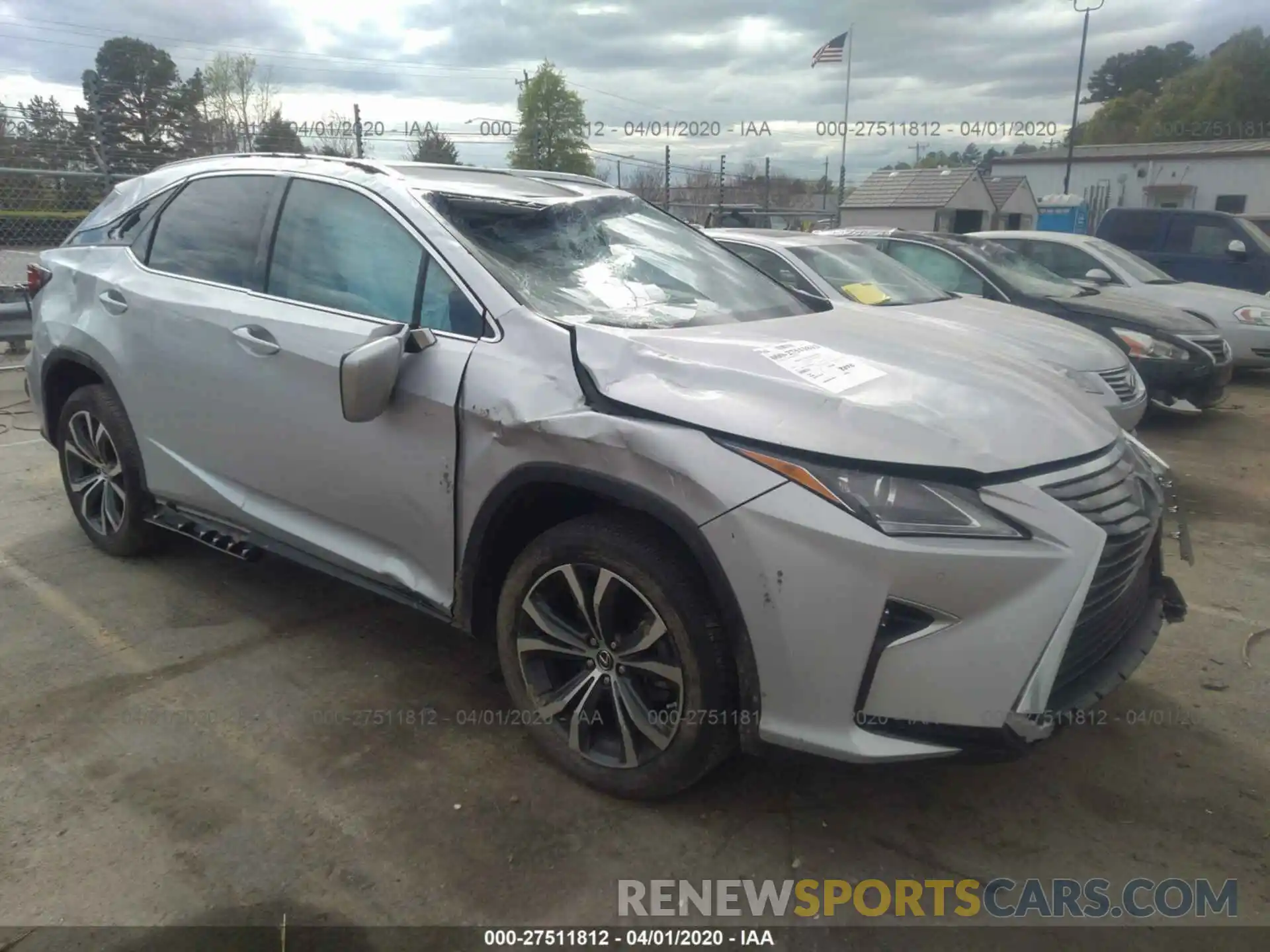 1 Photograph of a damaged car 2T2BZMCA9KC189570 LEXUS RX 2019