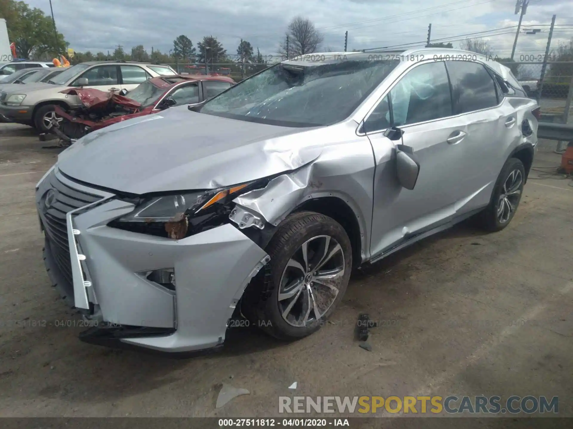 2 Photograph of a damaged car 2T2BZMCA9KC189570 LEXUS RX 2019