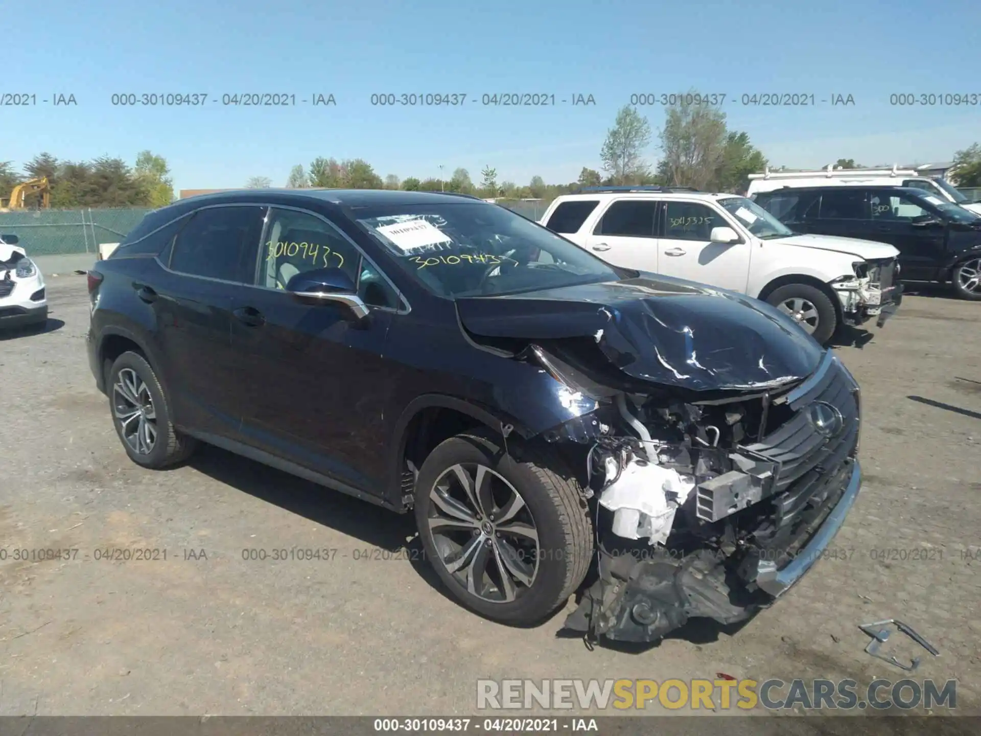 1 Photograph of a damaged car 2T2BZMCA9KC194204 LEXUS RX 2019