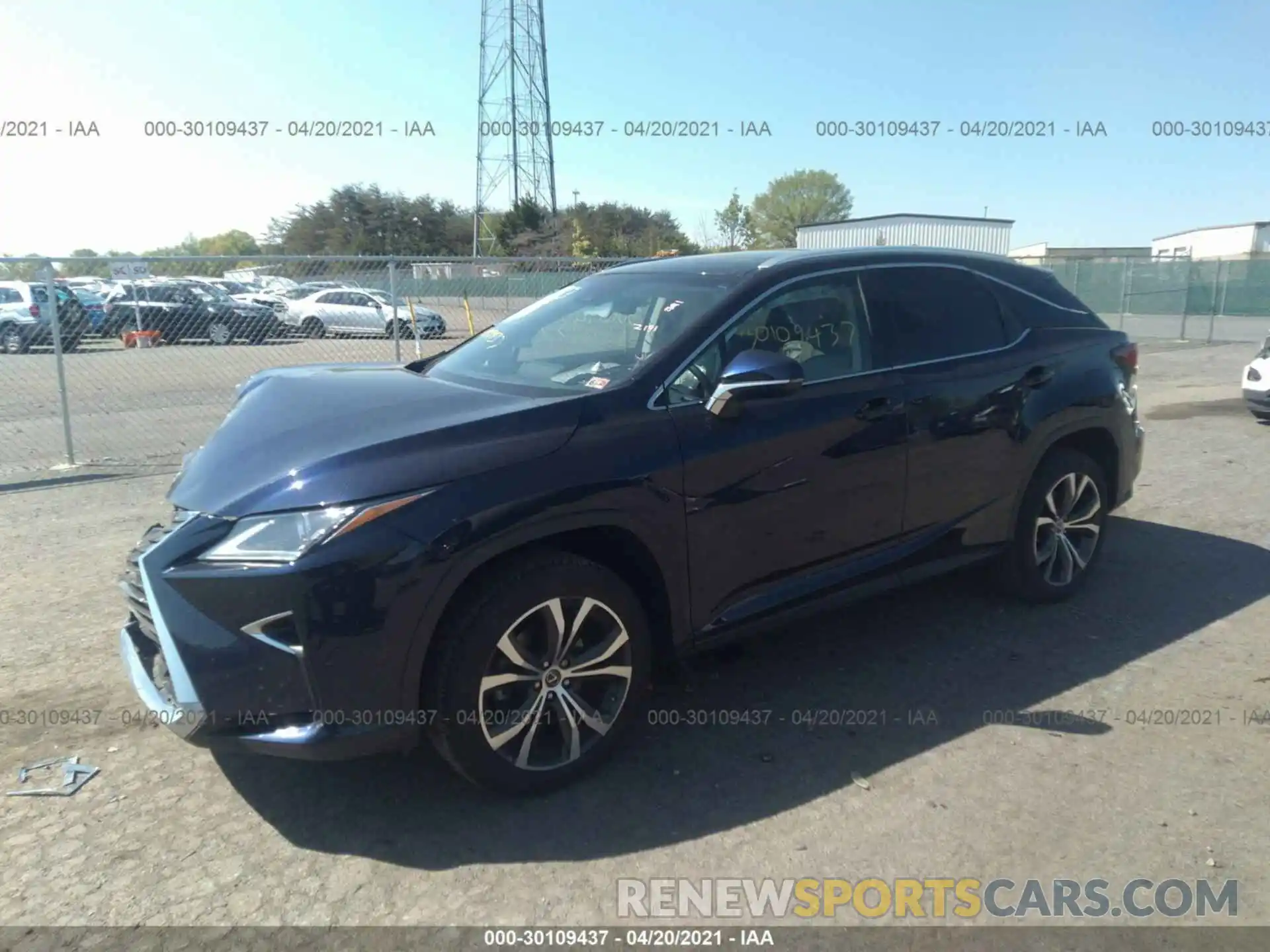 2 Photograph of a damaged car 2T2BZMCA9KC194204 LEXUS RX 2019