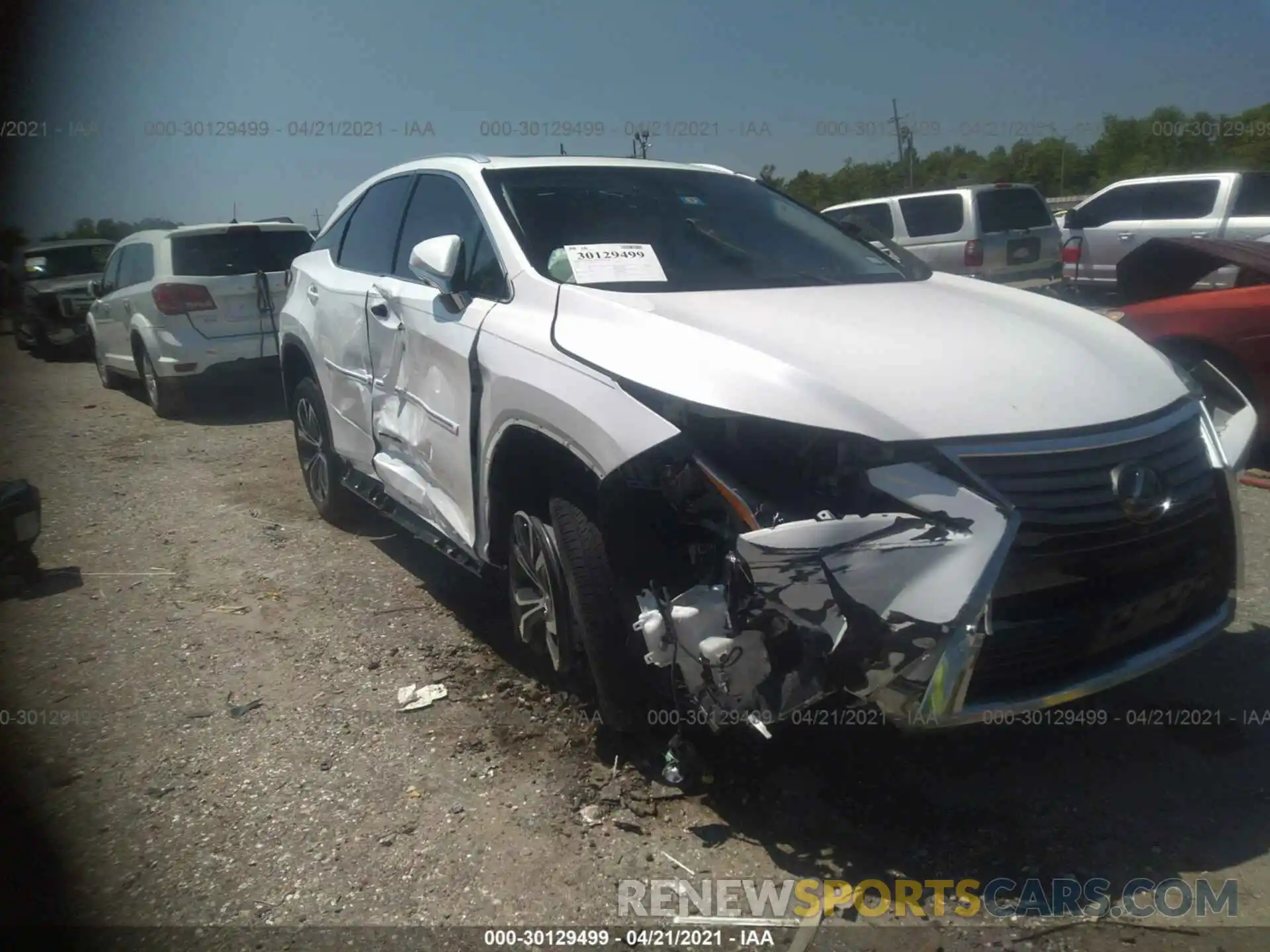 1 Photograph of a damaged car 2T2BZMCA9KC197748 LEXUS RX 2019