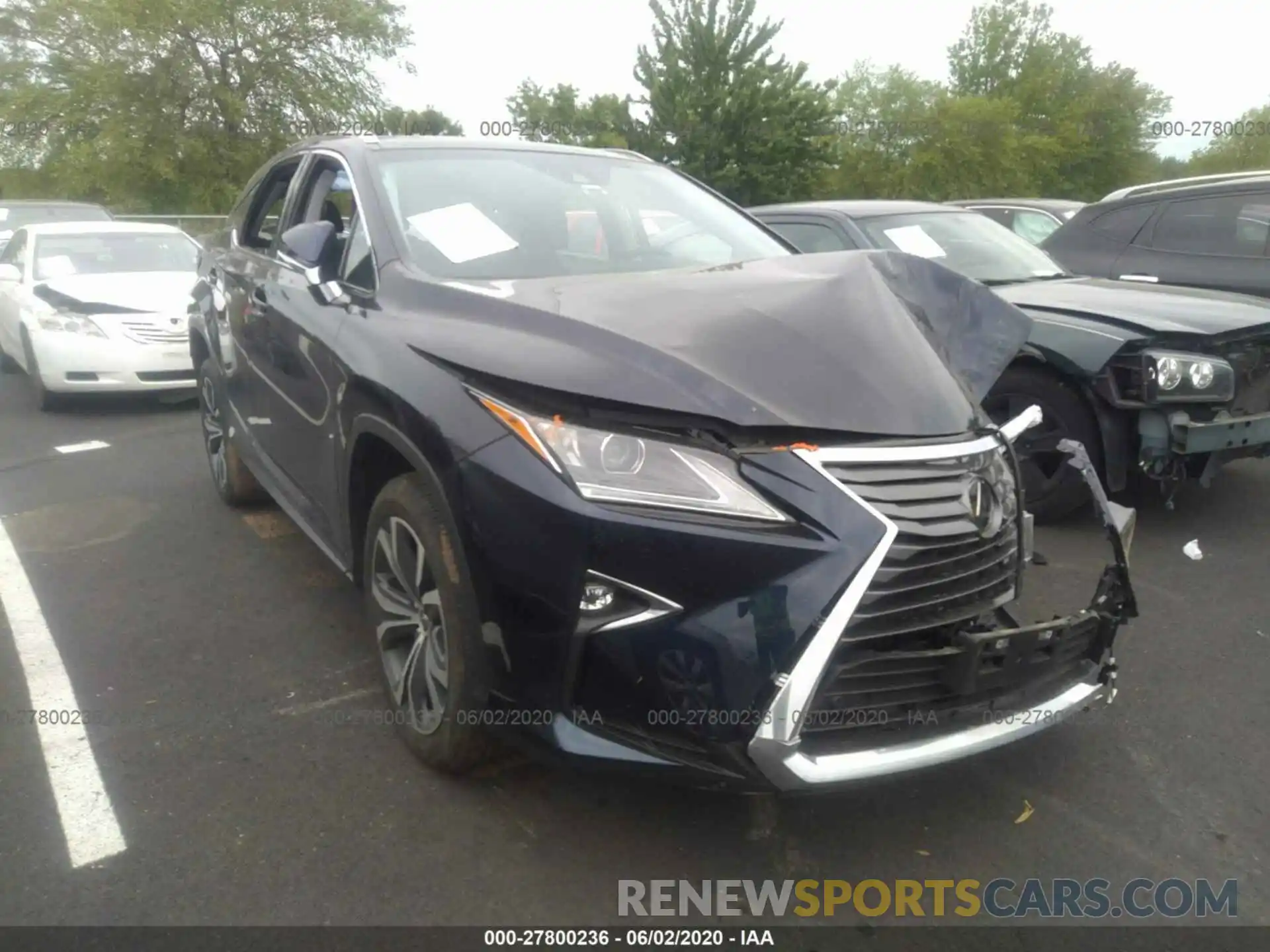 1 Photograph of a damaged car 2T2BZMCA9KC203676 LEXUS RX 2019