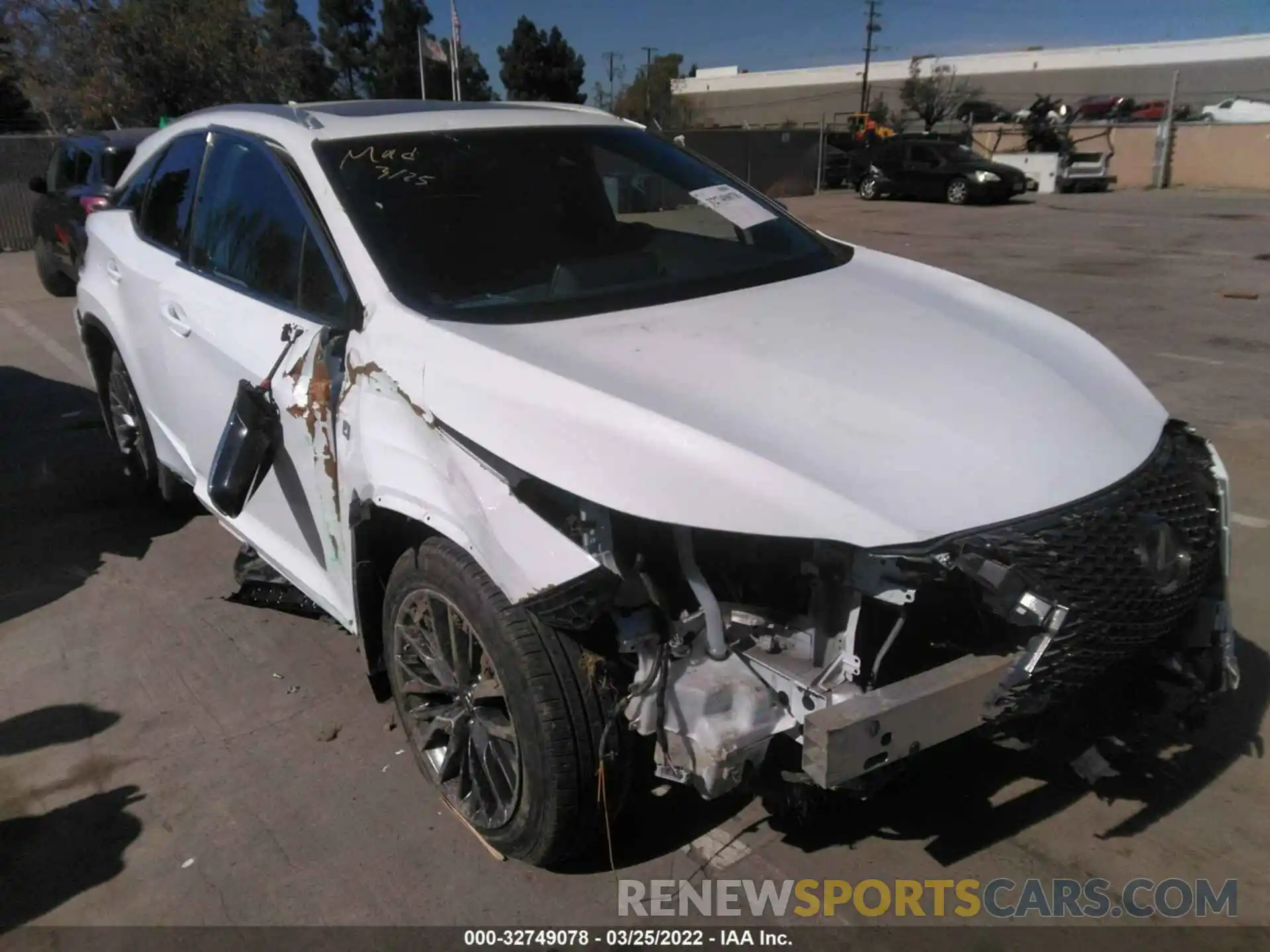 1 Photograph of a damaged car 2T2BZMCA9KC210577 LEXUS RX 2019