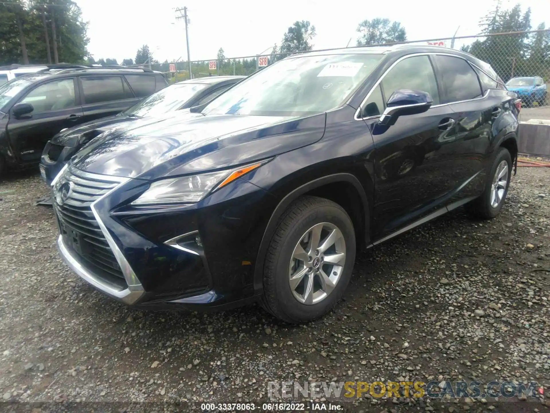 2 Photograph of a damaged car 2T2BZMCAXKC172583 LEXUS RX 2019