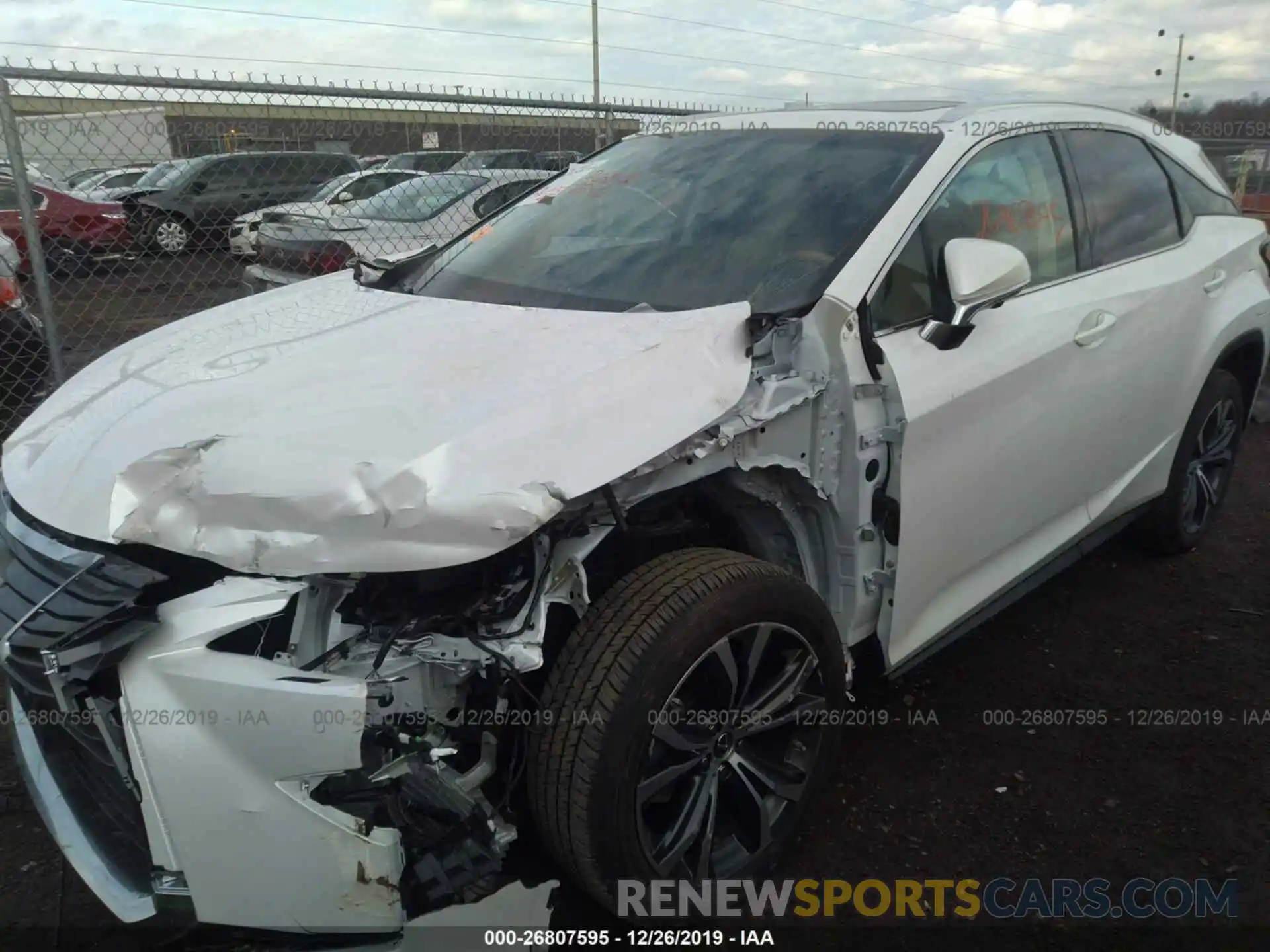 2 Photograph of a damaged car 2T2BZMCAXKC176617 LEXUS RX 2019