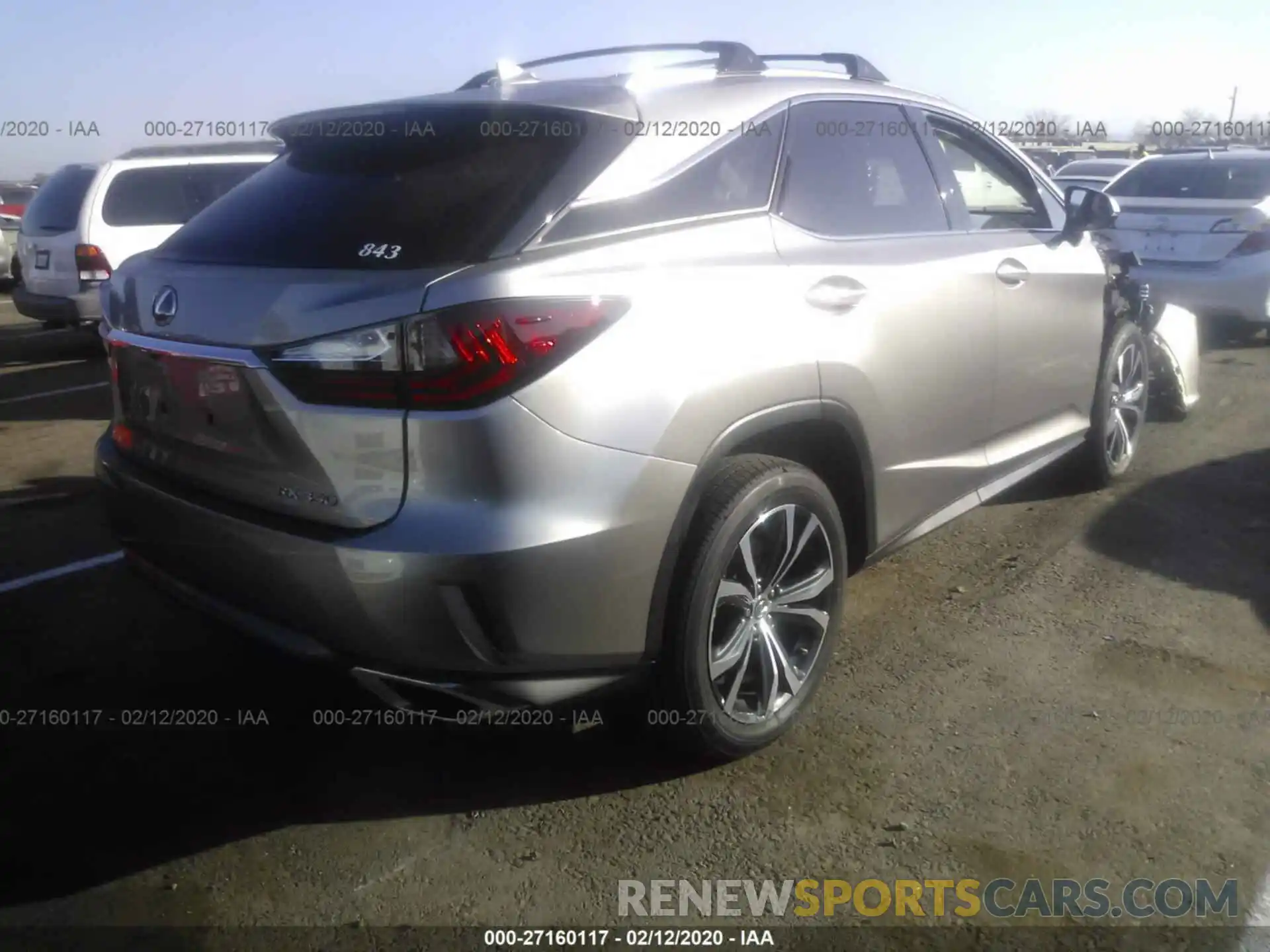 4 Фотография поврежденного автомобиля 2T2BZMCAXKC200236 LEXUS RX 2019