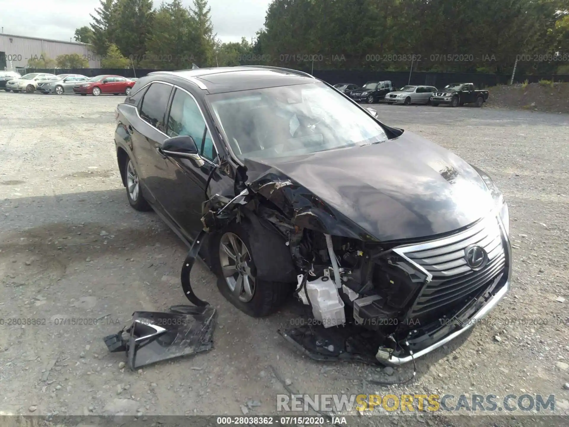 1 Photograph of a damaged car 2T2BZMCAXKC209471 LEXUS RX 2019