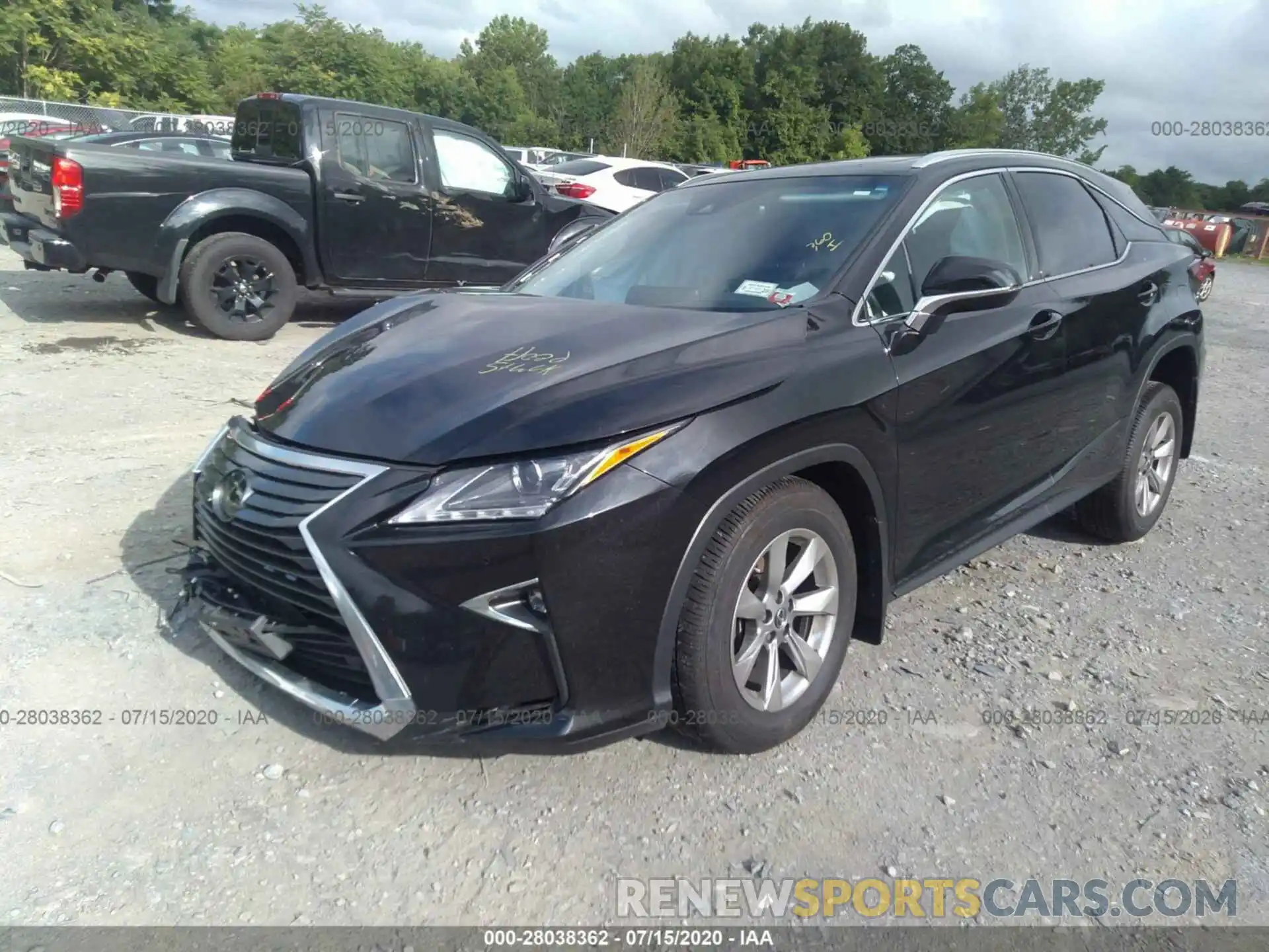 2 Photograph of a damaged car 2T2BZMCAXKC209471 LEXUS RX 2019