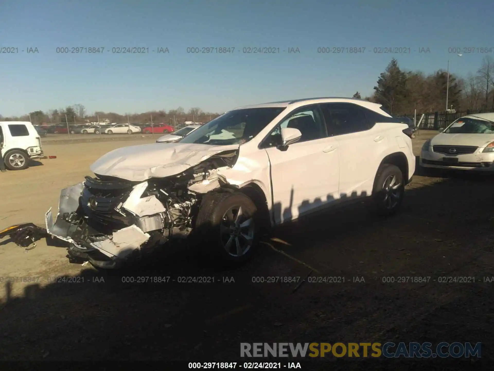 2 Photograph of a damaged car 2T2BZMCAXKC210135 LEXUS RX 2019