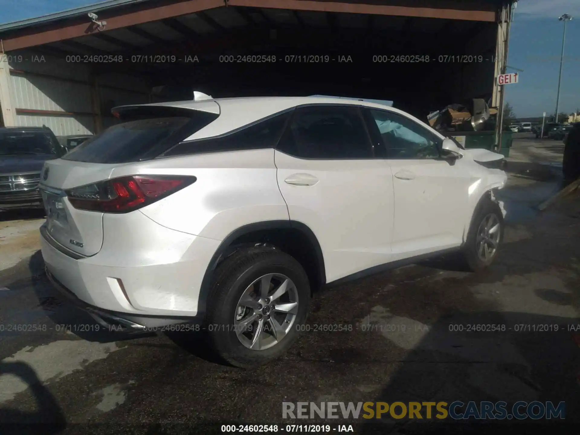 4 Photograph of a damaged car 2T2ZZMCA0KC120863 LEXUS RX 2019