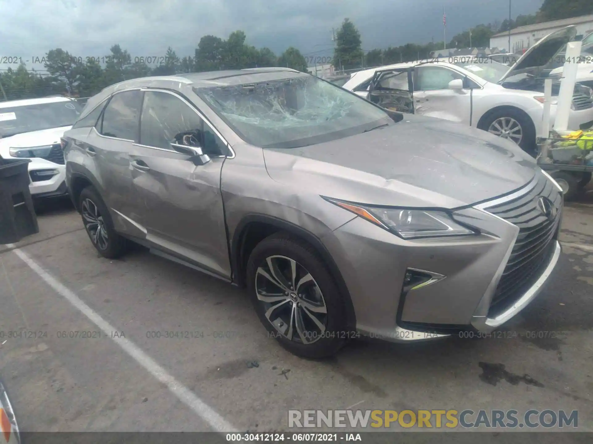 1 Photograph of a damaged car 2T2ZZMCA0KC121530 LEXUS RX 2019