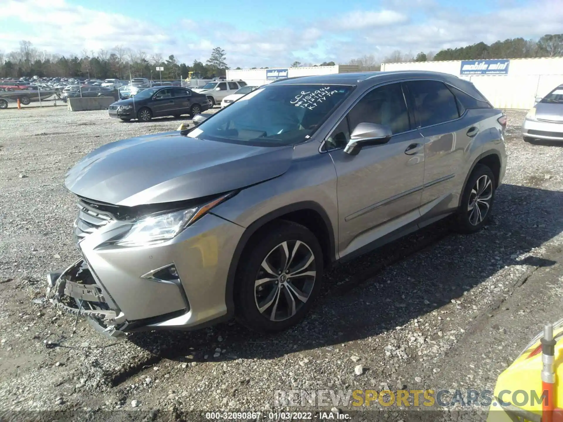 2 Photograph of a damaged car 2T2ZZMCA0KC121754 LEXUS RX 2019