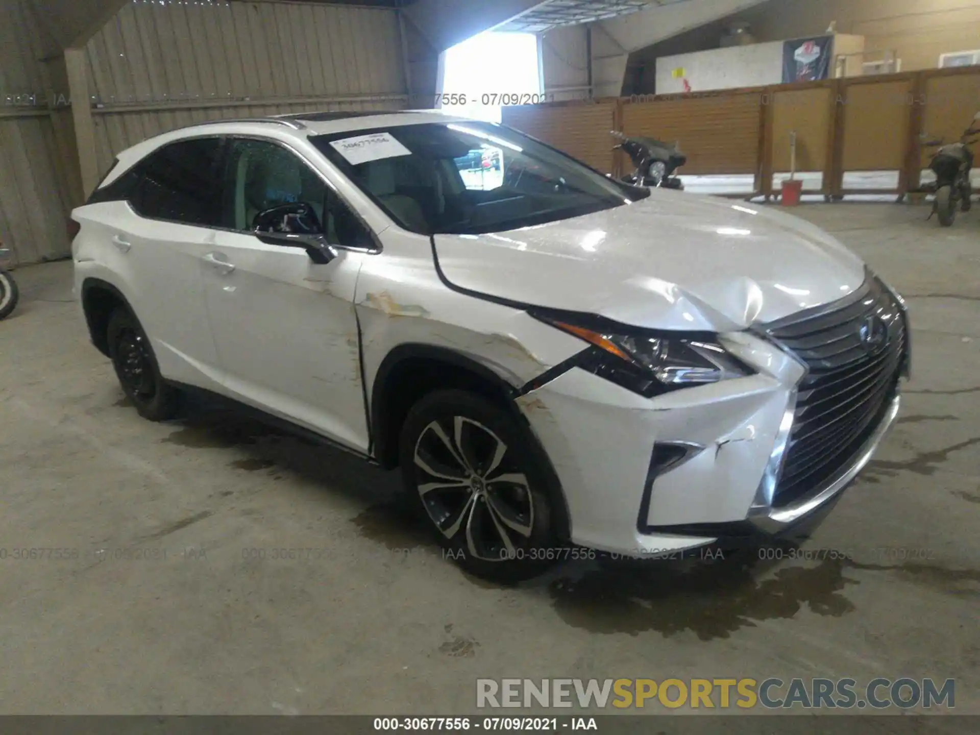 1 Photograph of a damaged car 2T2ZZMCA0KC122791 LEXUS RX 2019