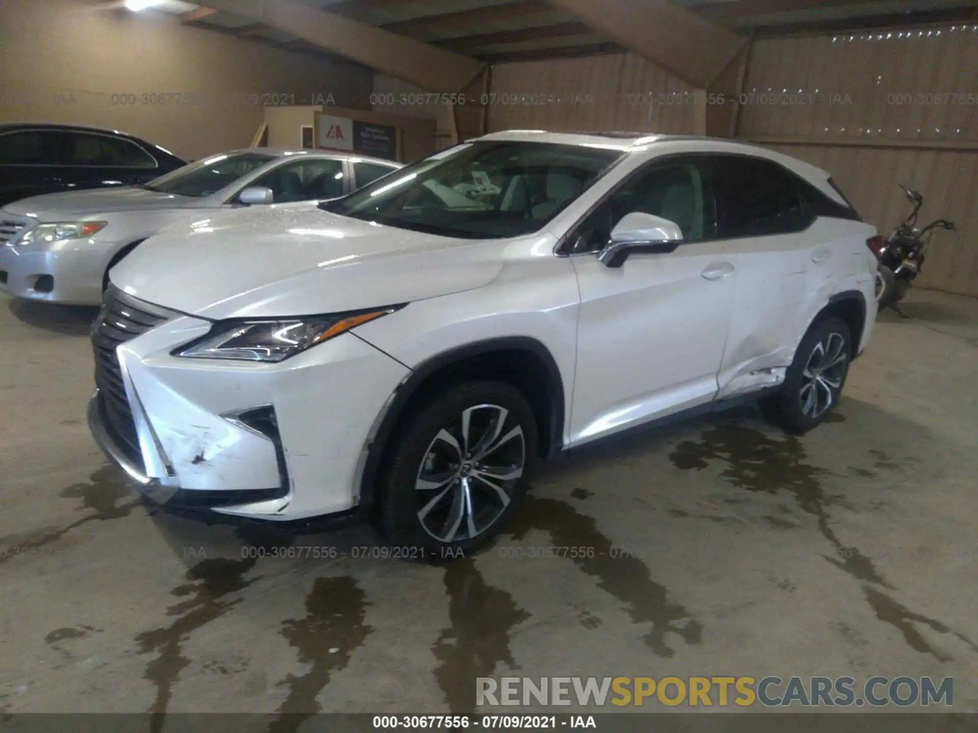 2 Photograph of a damaged car 2T2ZZMCA0KC122791 LEXUS RX 2019