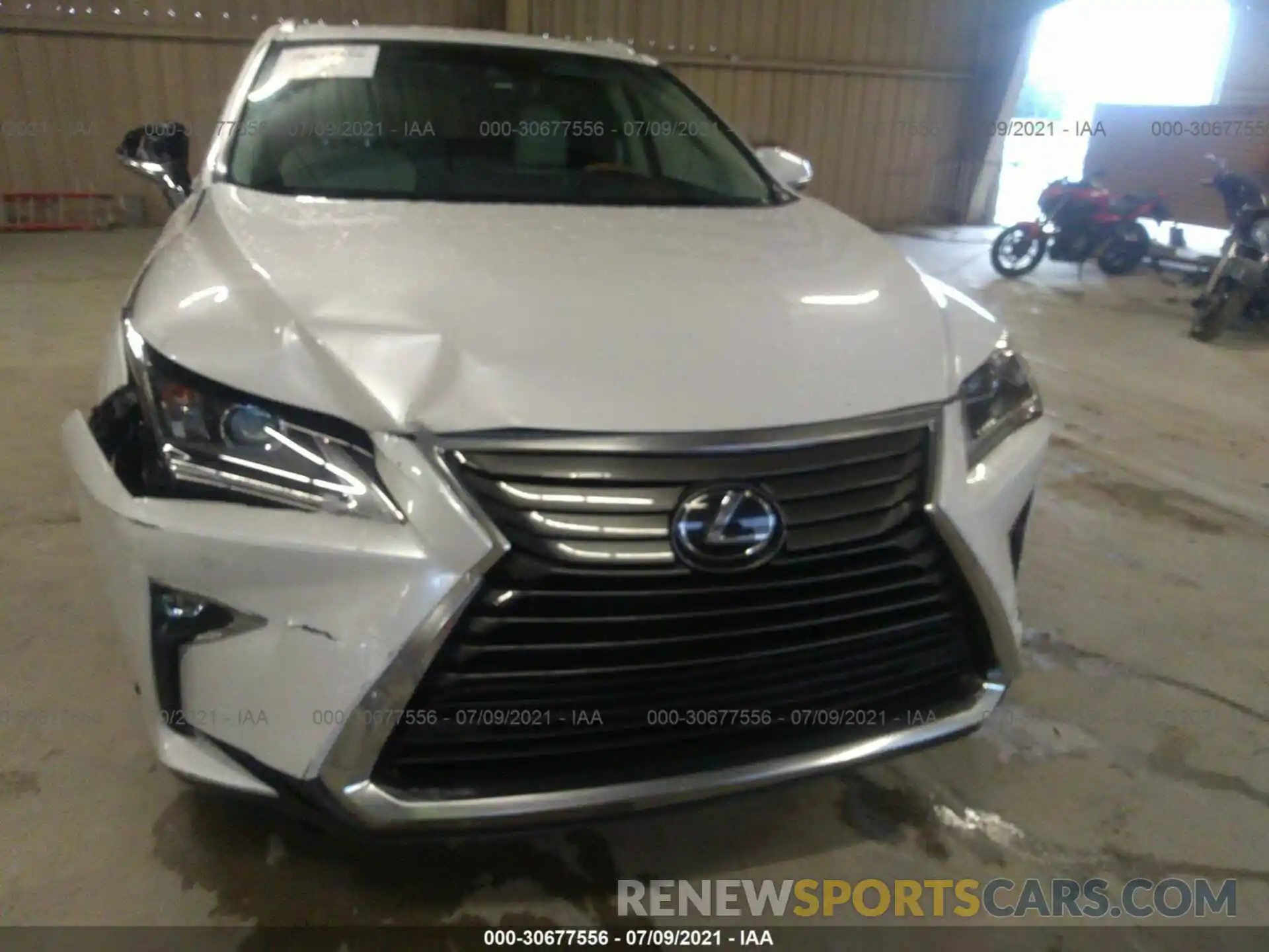 6 Photograph of a damaged car 2T2ZZMCA0KC122791 LEXUS RX 2019