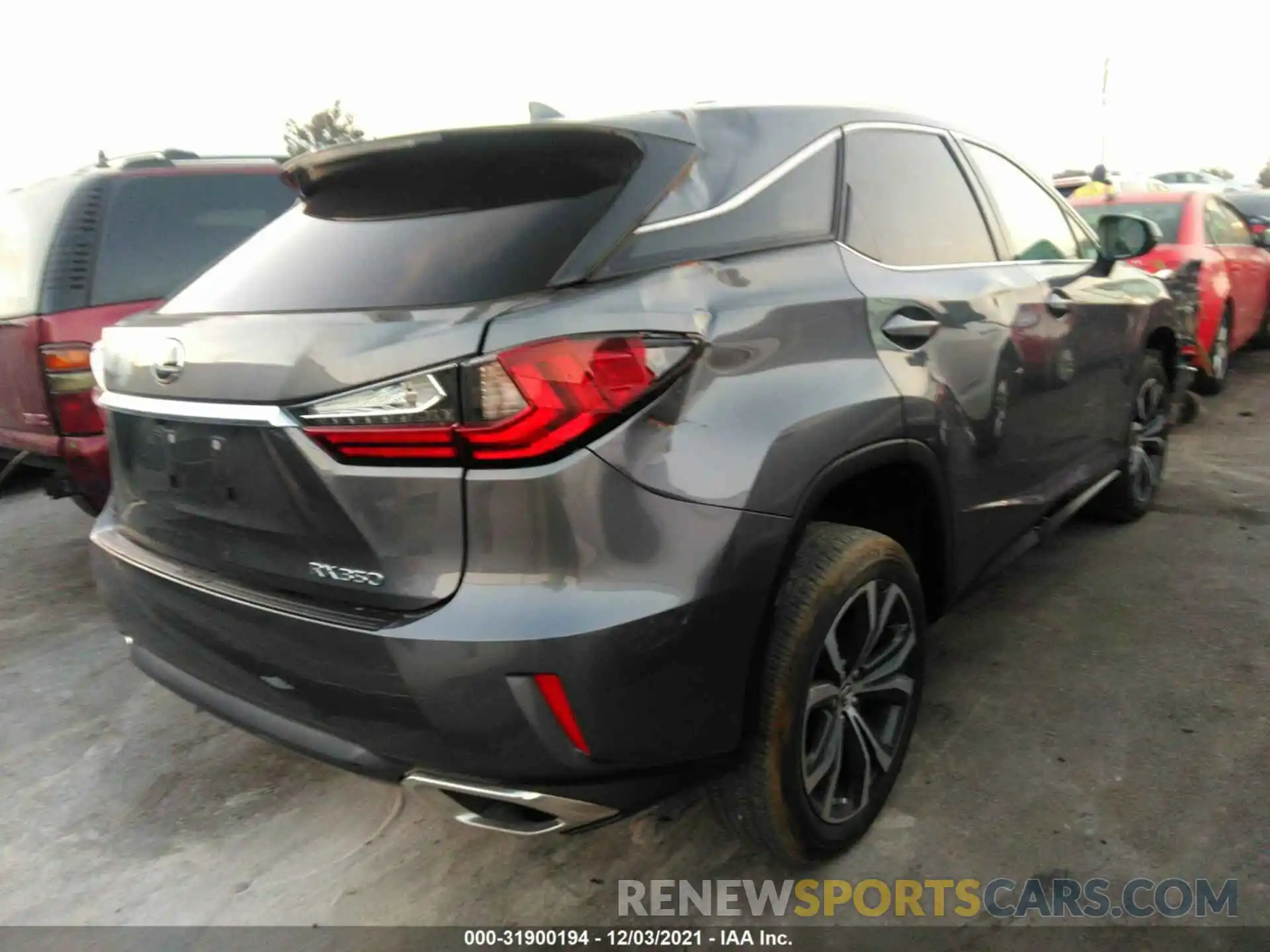 4 Photograph of a damaged car 2T2ZZMCA0KC122905 LEXUS RX 2019