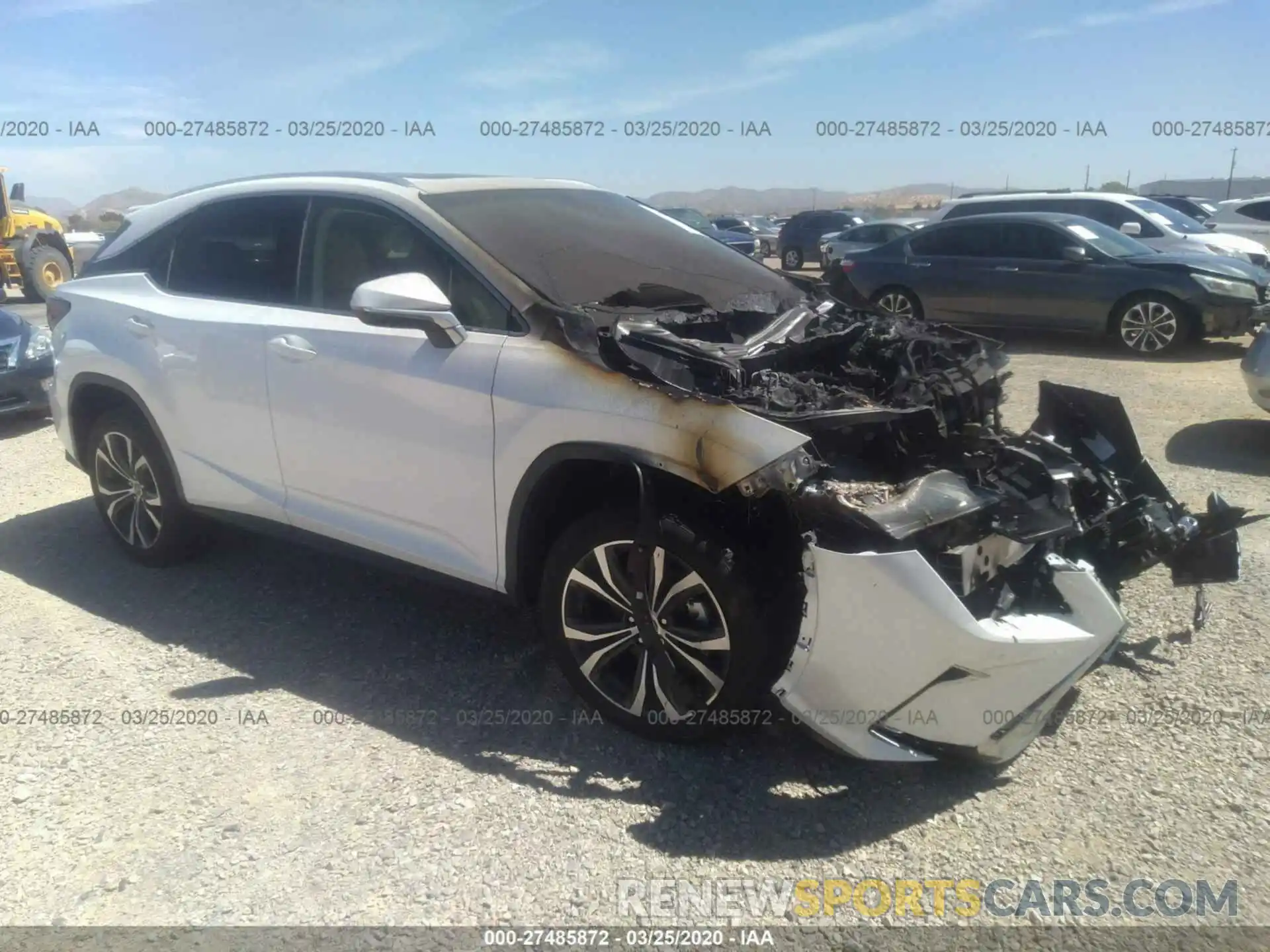 1 Photograph of a damaged car 2T2ZZMCA0KC124069 LEXUS RX 2019