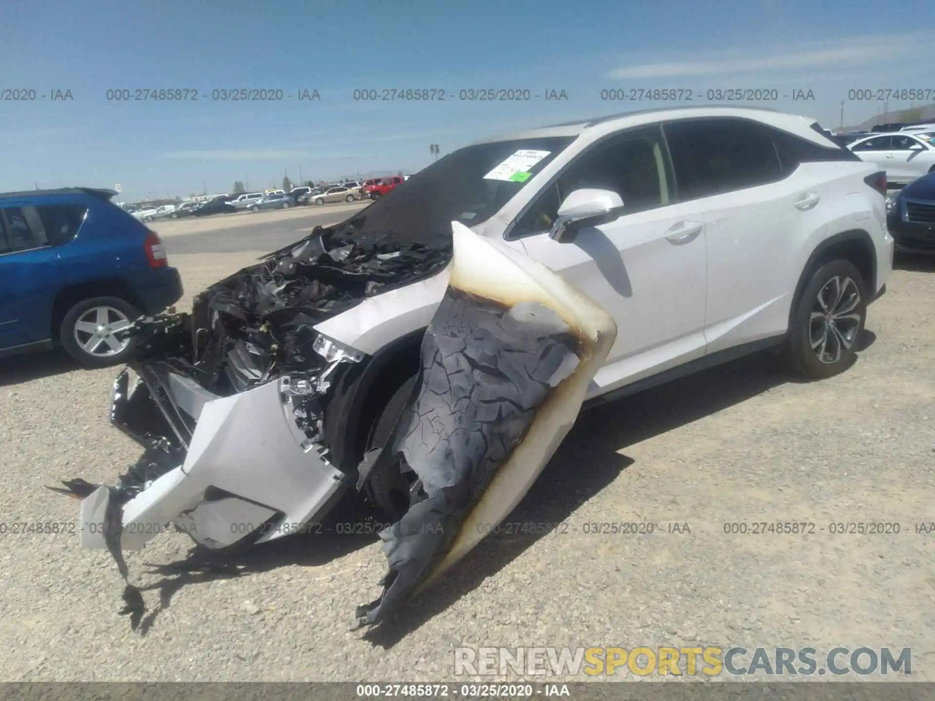 2 Photograph of a damaged car 2T2ZZMCA0KC124069 LEXUS RX 2019