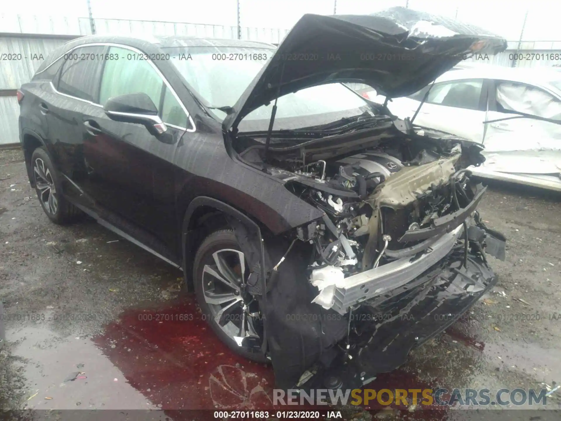 1 Photograph of a damaged car 2T2ZZMCA0KC125464 LEXUS RX 2019